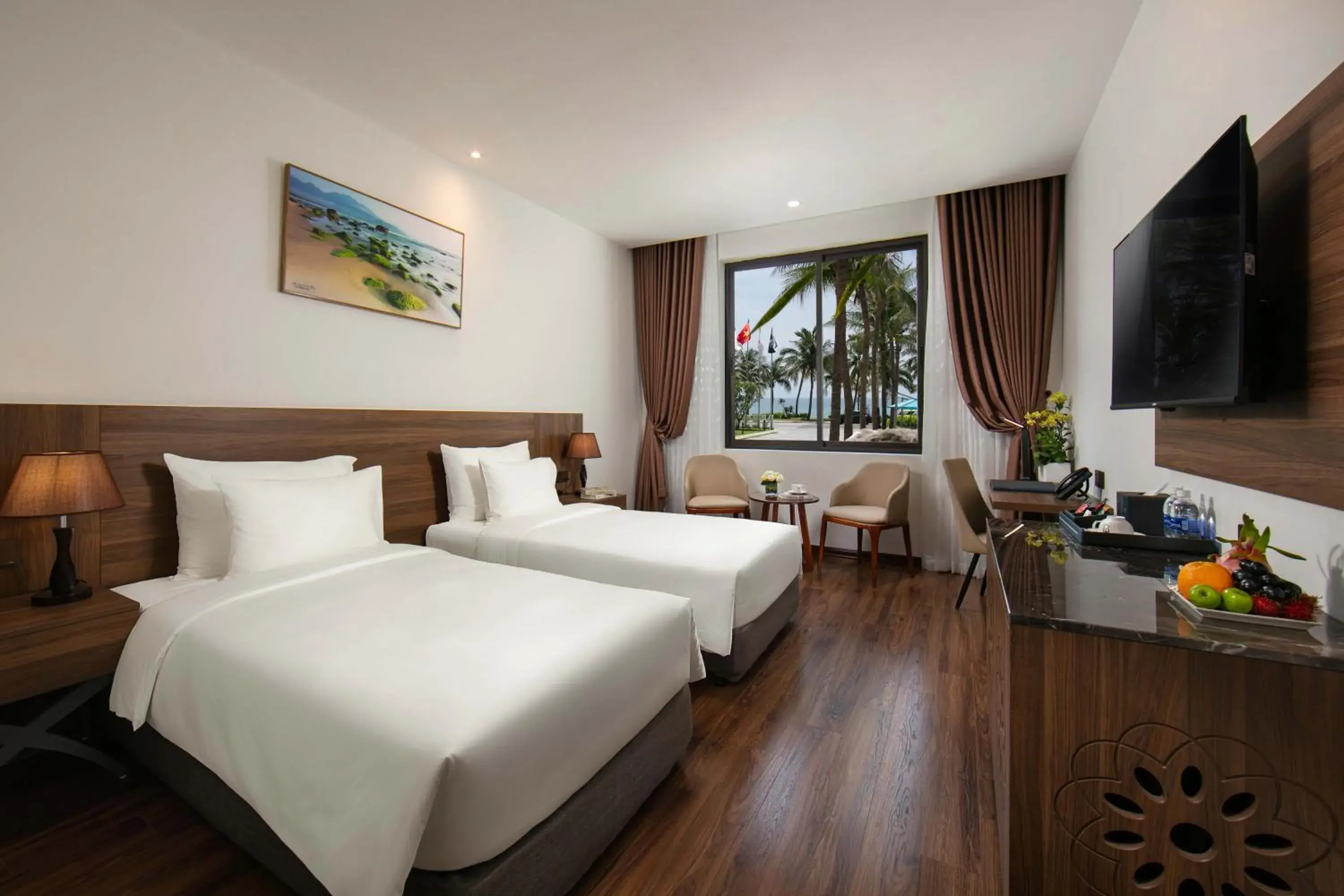 Superior Twin Room with Partial Sea View in Nesta Hotel Da Nang Superior Twin Room with Partial Sea View in Nesta Hotel Da Nang