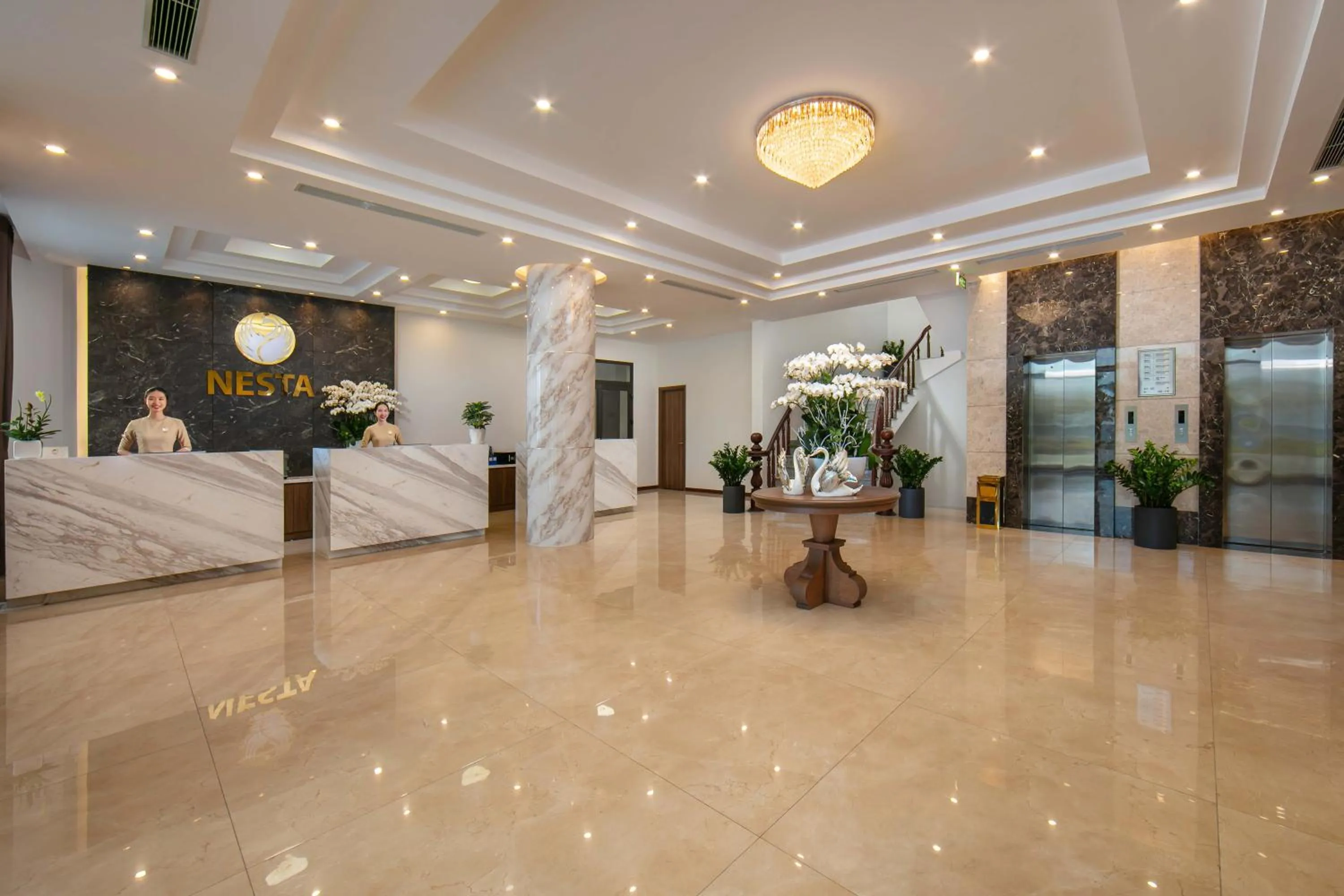 Lobby or reception in Nesta Hotel Da Nang