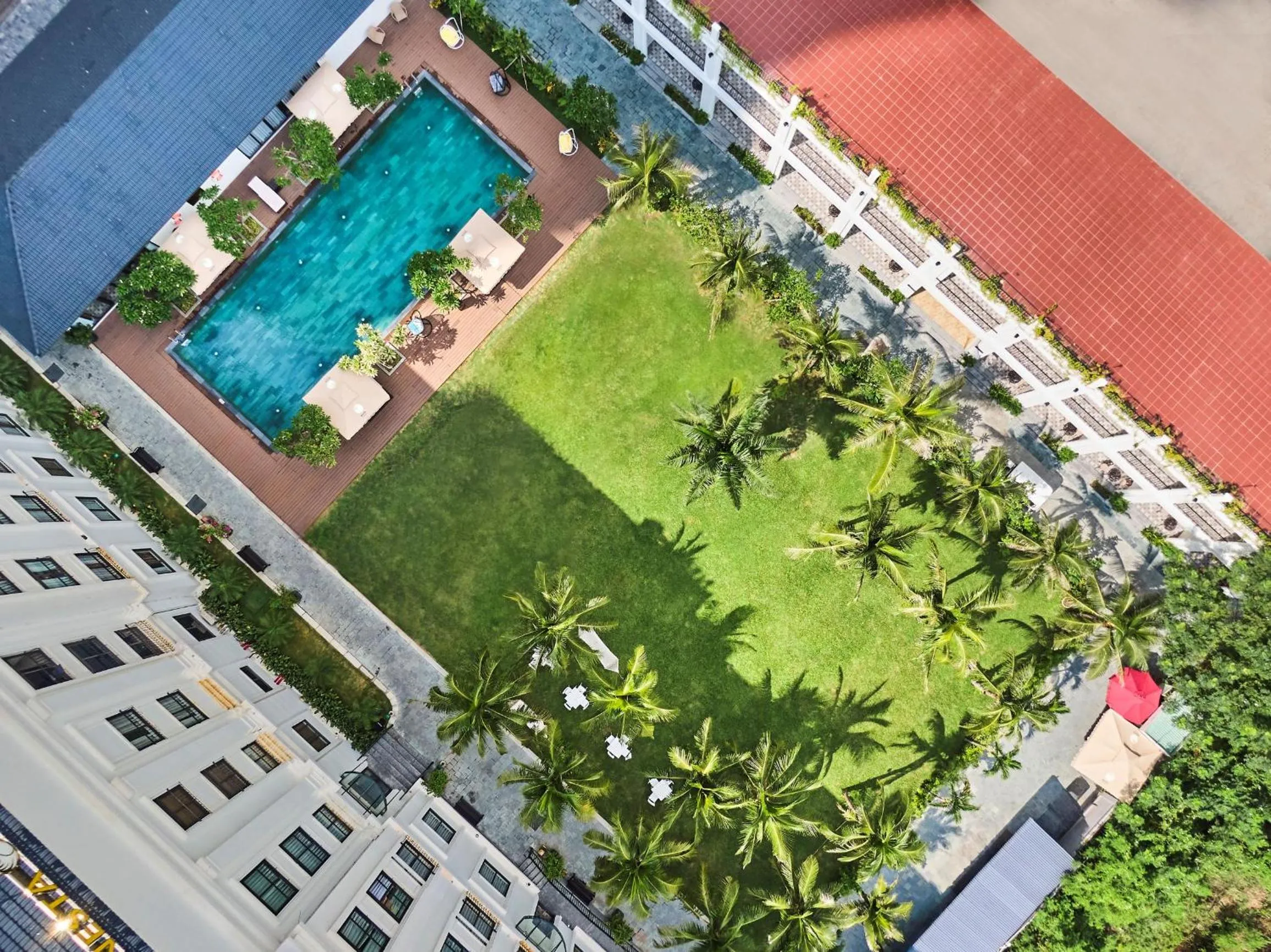 Inner courtyard view in Nesta Hotel Da Nang