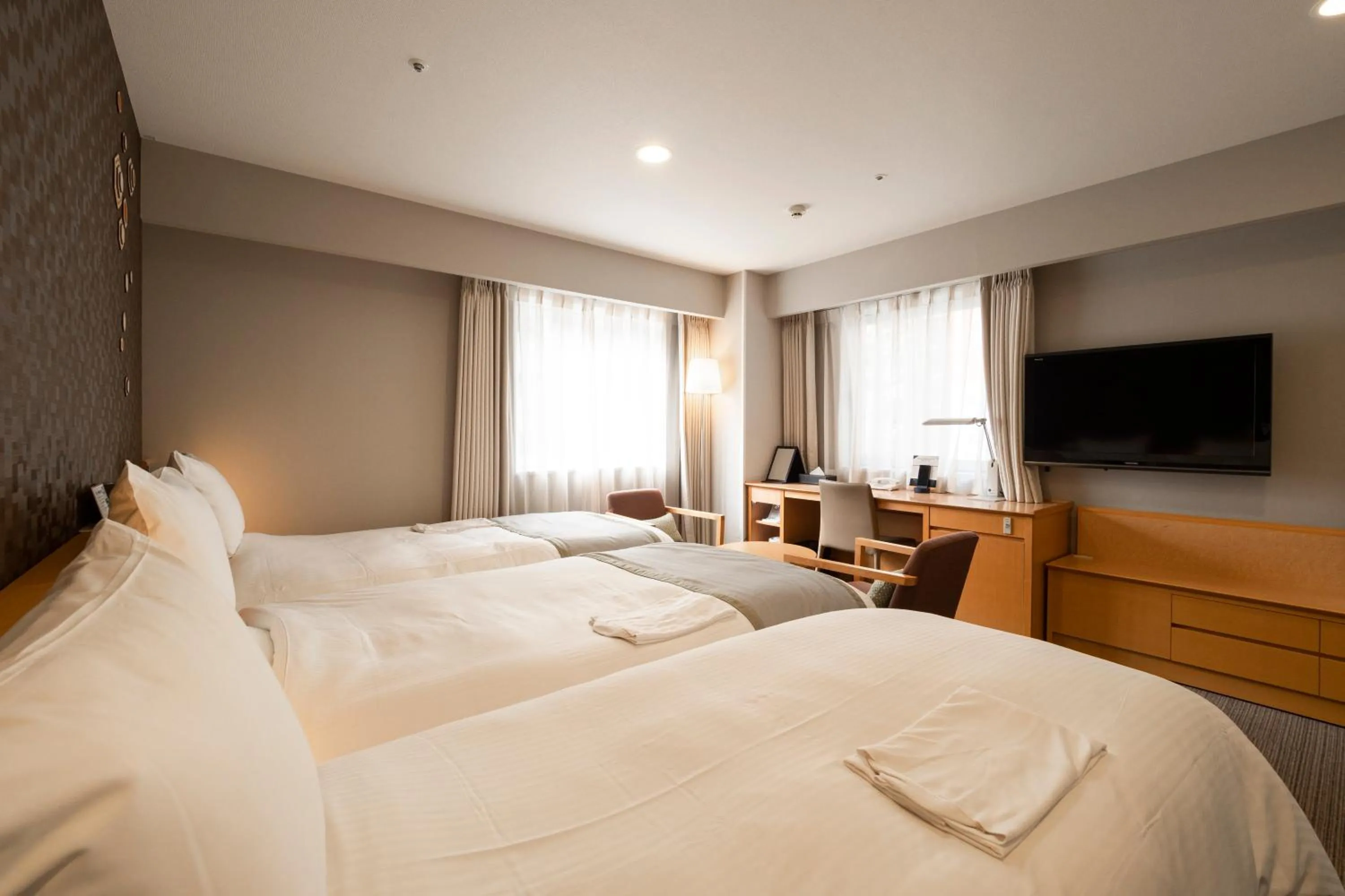 Bed in Richmond Hotel Sapporo Ekimae