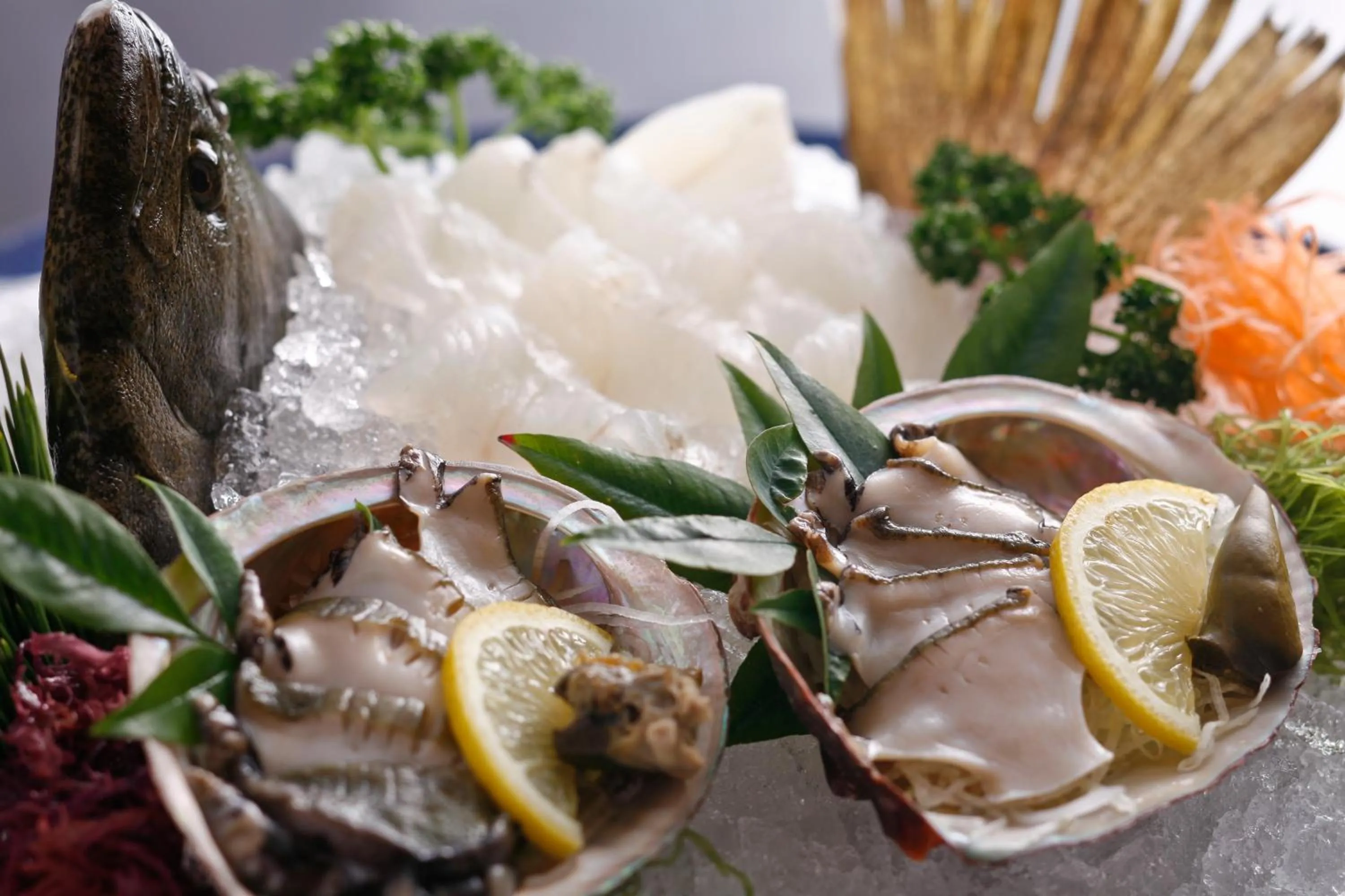 Food close-up in Tabinoyado Ushionoakari Geiboso