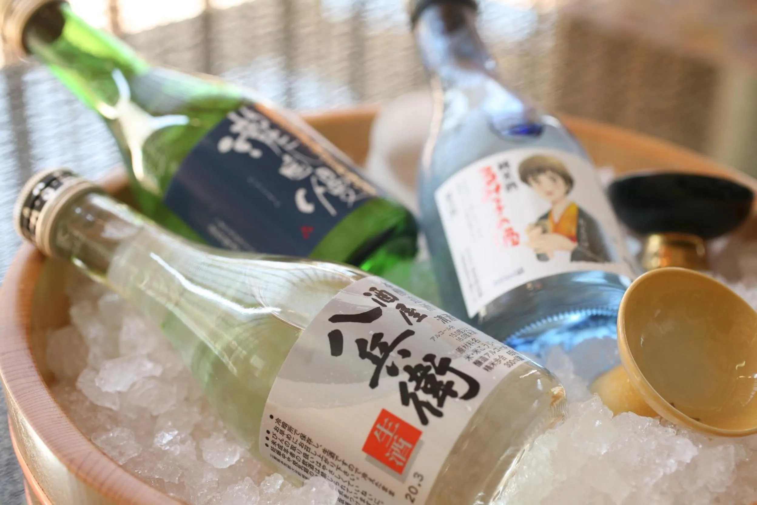 Alcoholic drinks in Tabinoyado Ushionoakari Geiboso