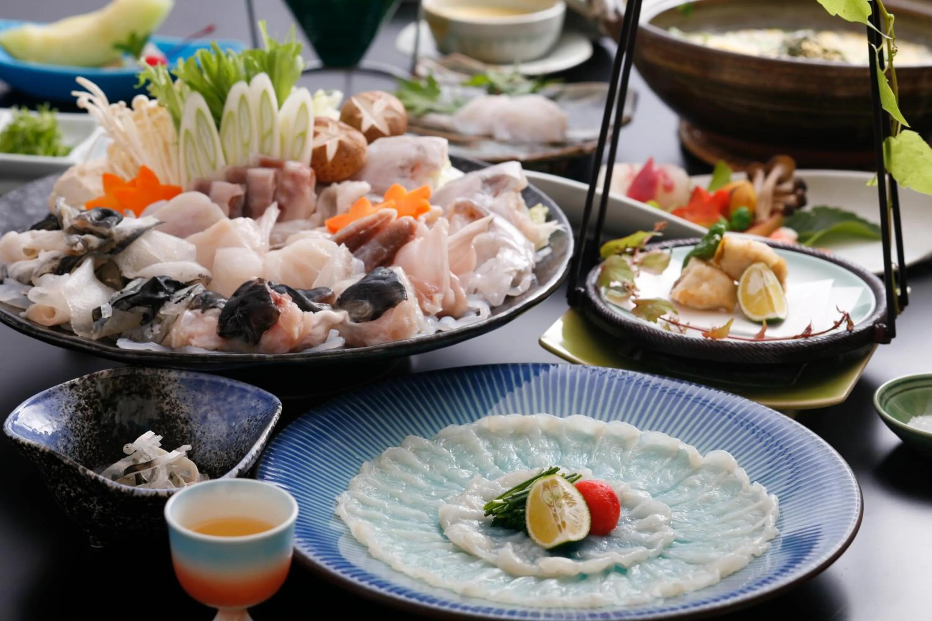 Food close-up in Tabinoyado Ushionoakari Geiboso