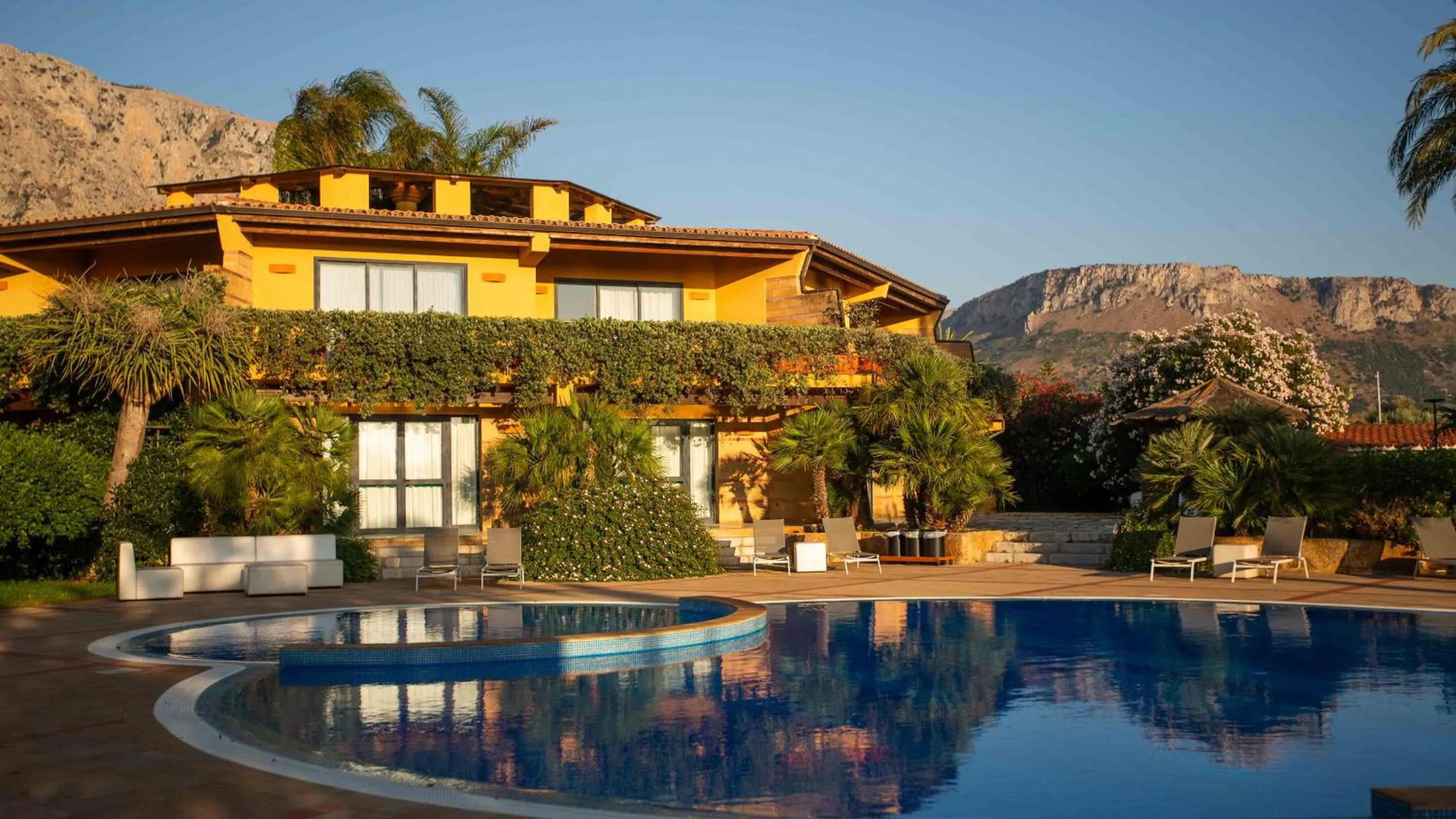 Swimming pool in Magaggiari Hotel Resort