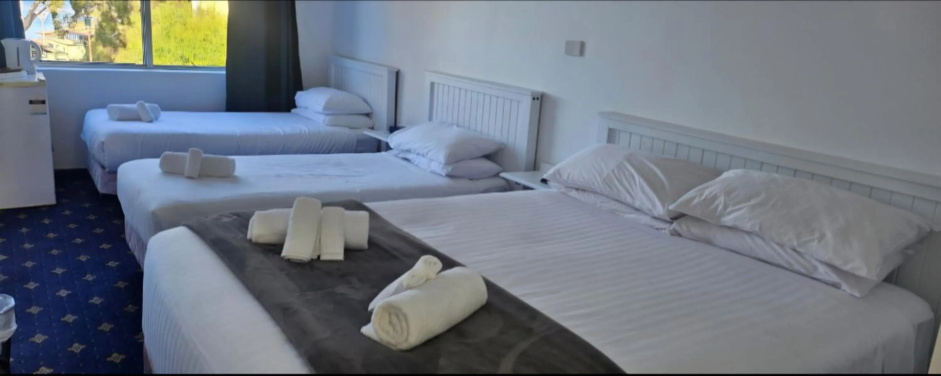 Bed in The Wharf Hotel