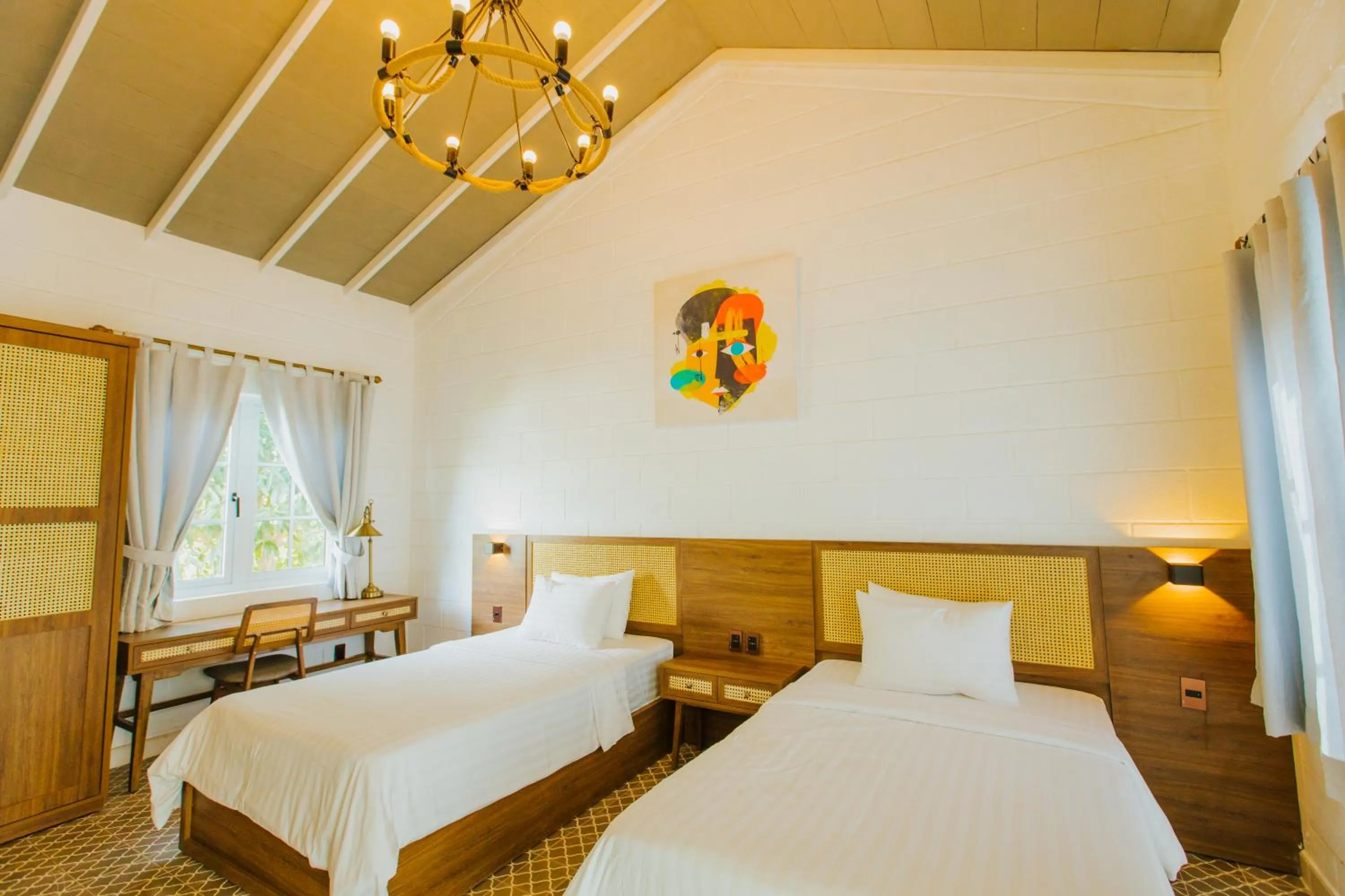 Bed in Perolas Villas Resort - Ke Ga Bay