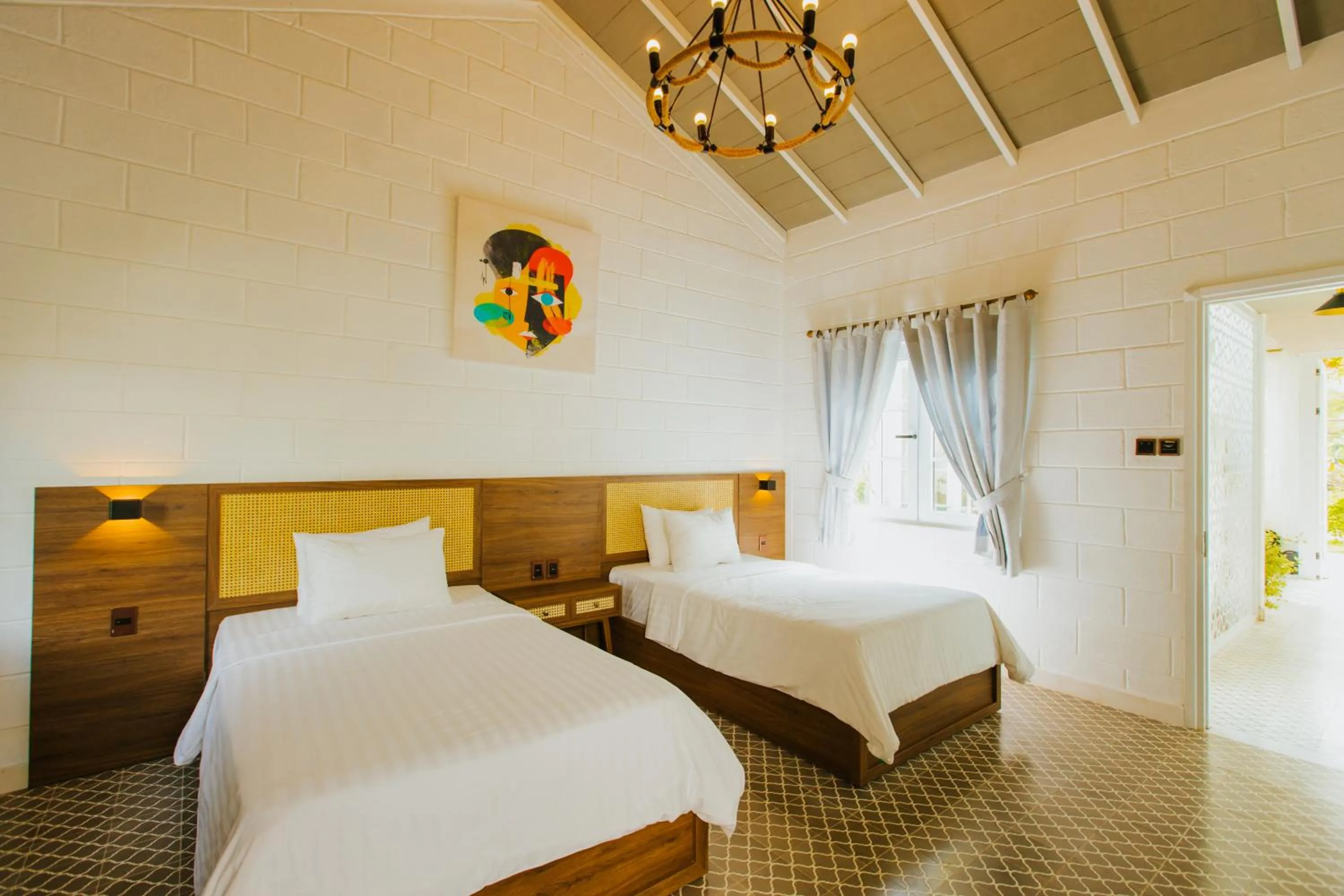 Bed in Perolas Villas Resort - Ke Ga Bay