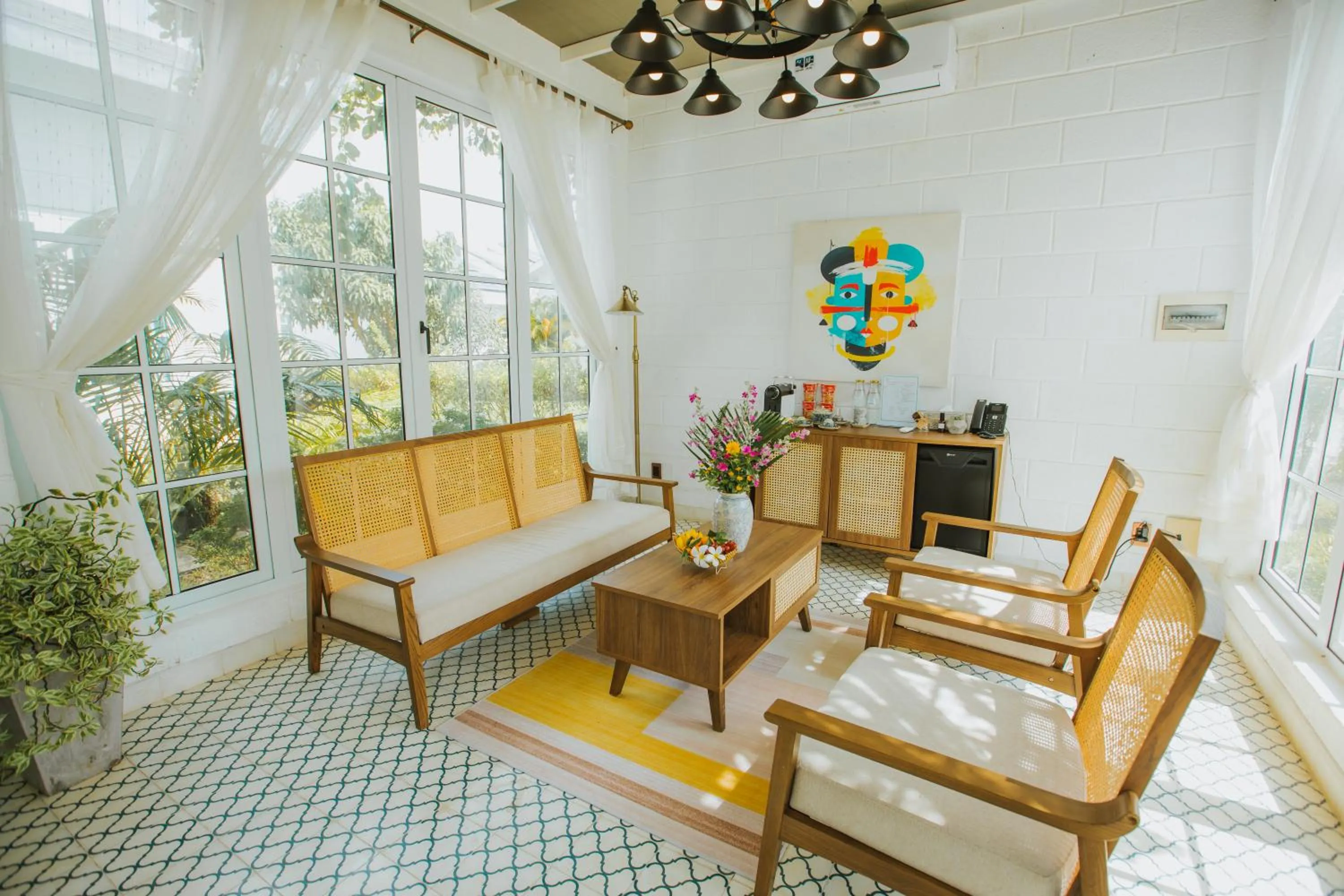 Living room in Perolas Villas Resort - Ke Ga Bay