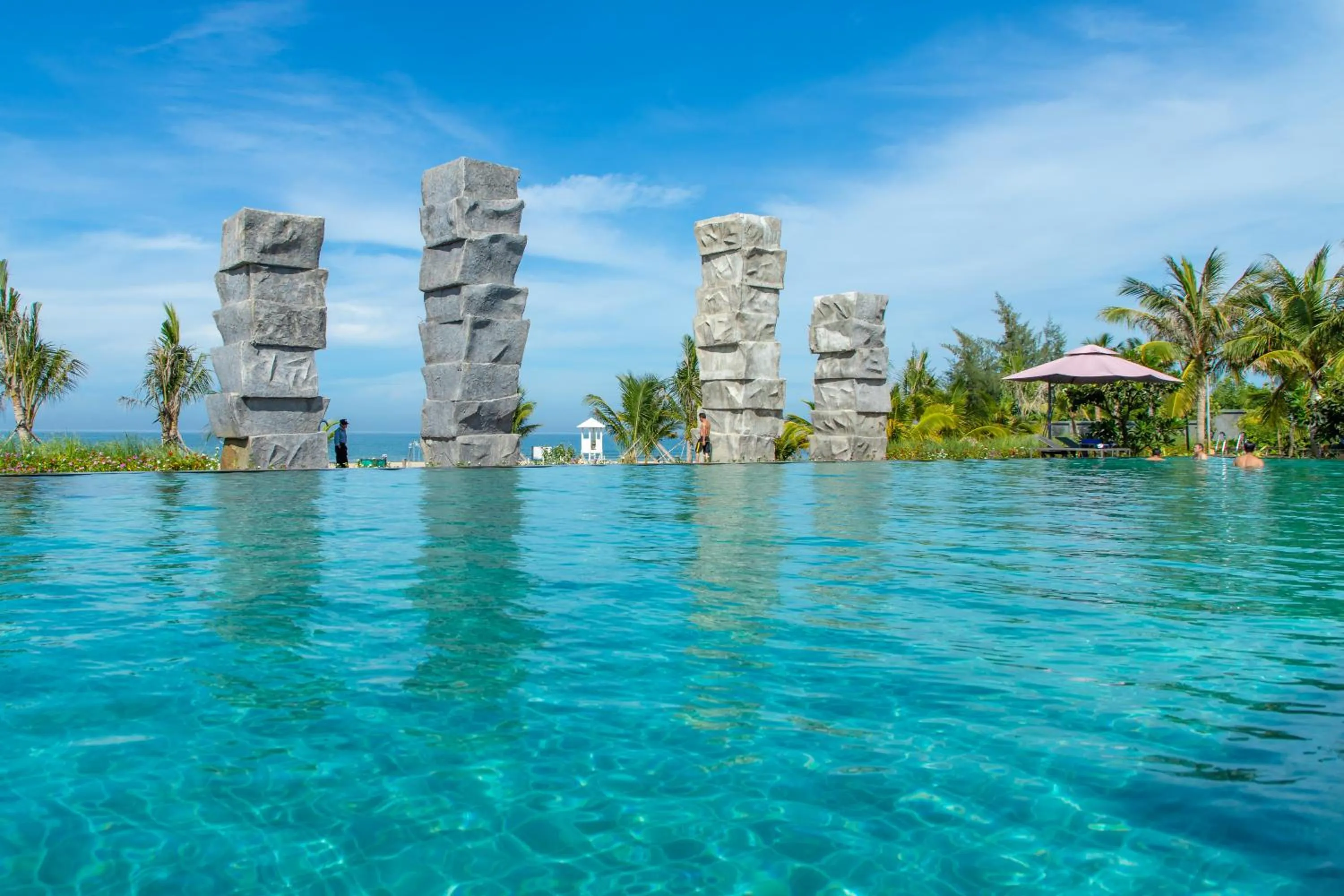 Pool view in Perolas Villas Resort - Ke Ga Bay