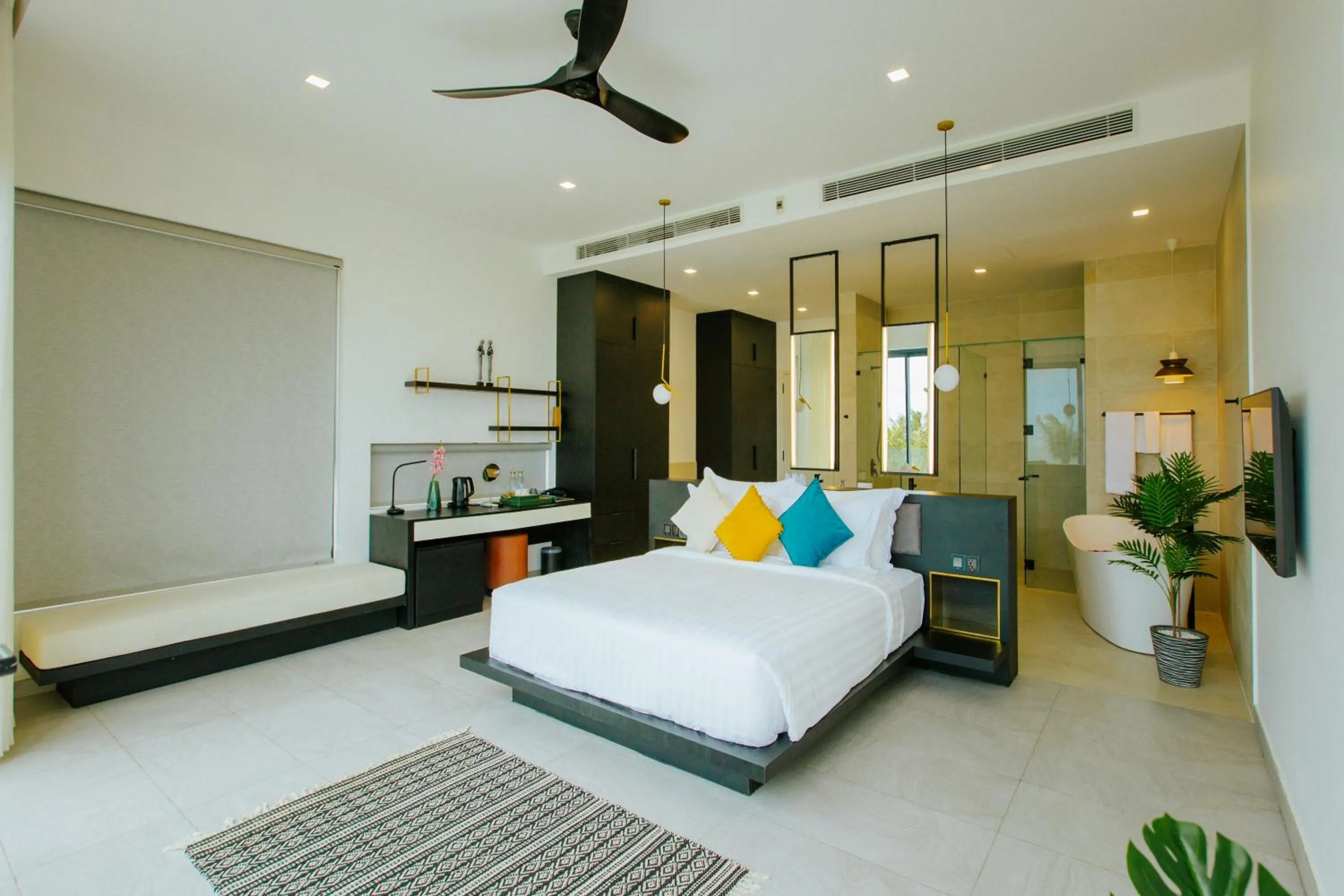 Bed in Perolas Villas Resort - Ke Ga Bay
