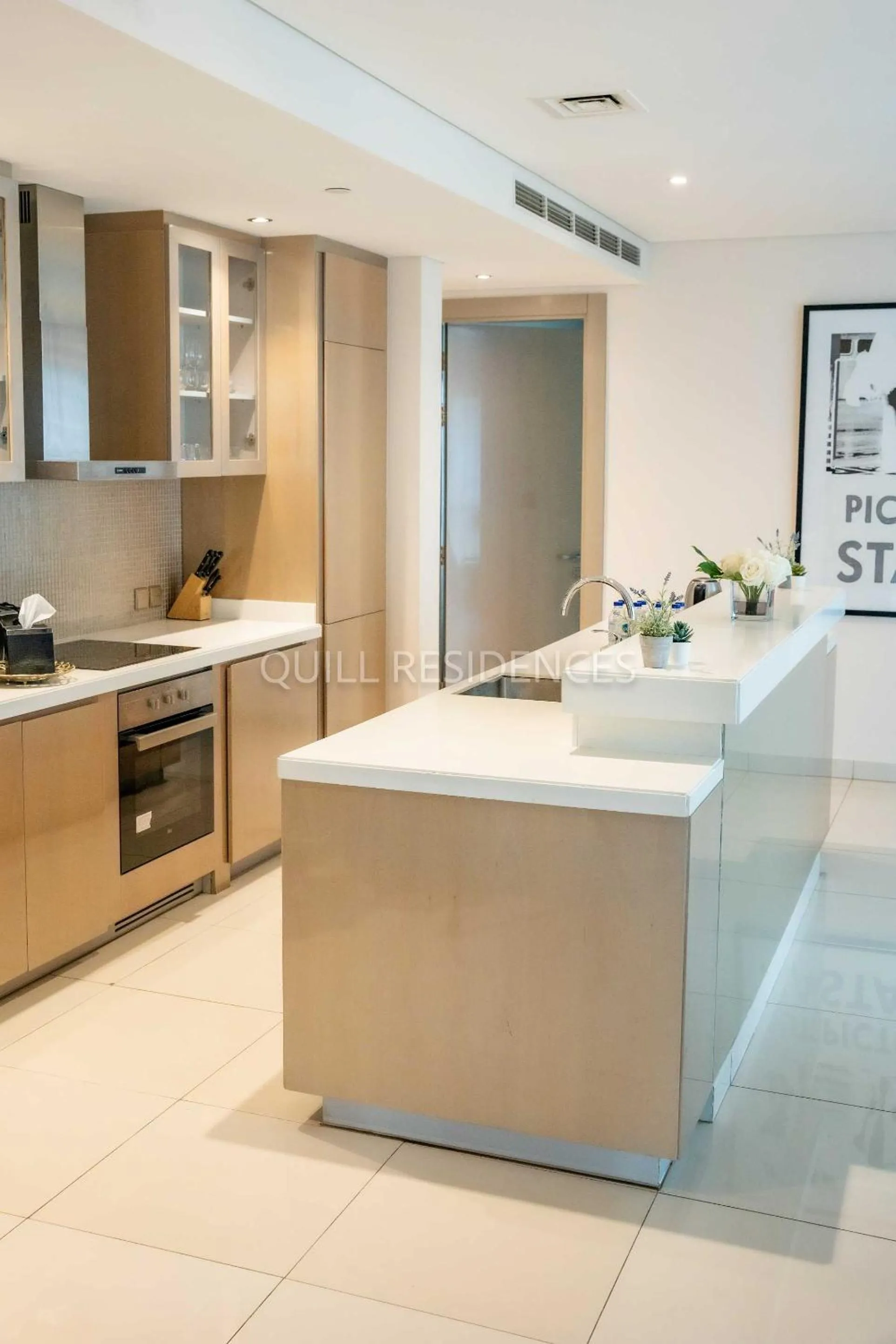 kitchen in Quill Residence at Paramount Towers 3 BR Creek View