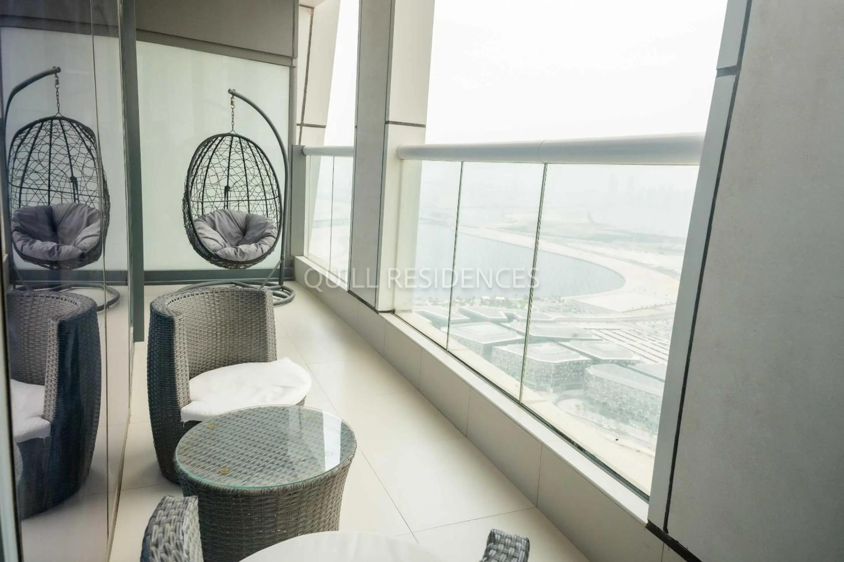 Balcony/Terrace in Quill Residence at Paramount Towers 3 BR Creek View