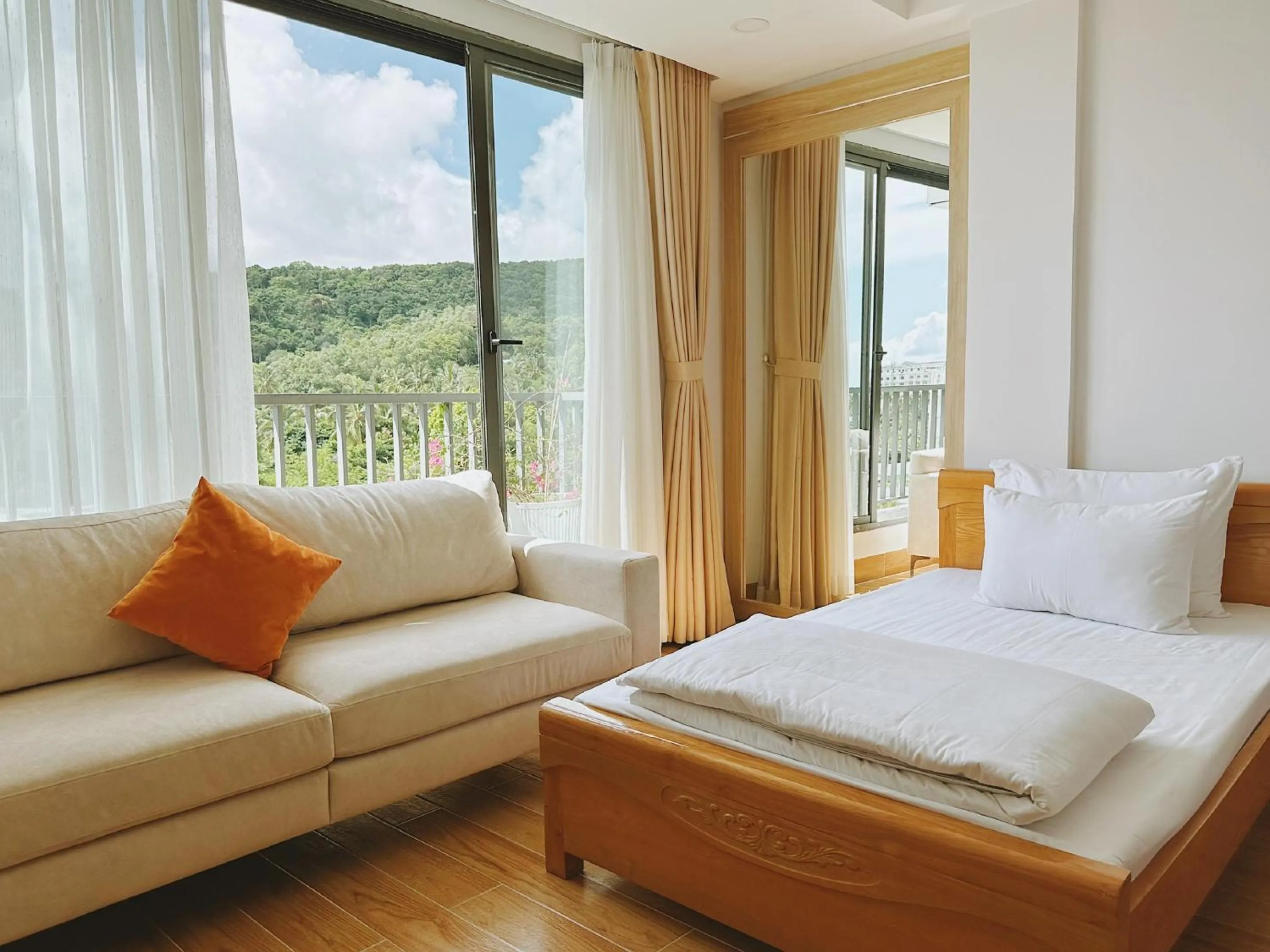 Natural landscape, Bed in Rosetta Hotel Phu Quoc