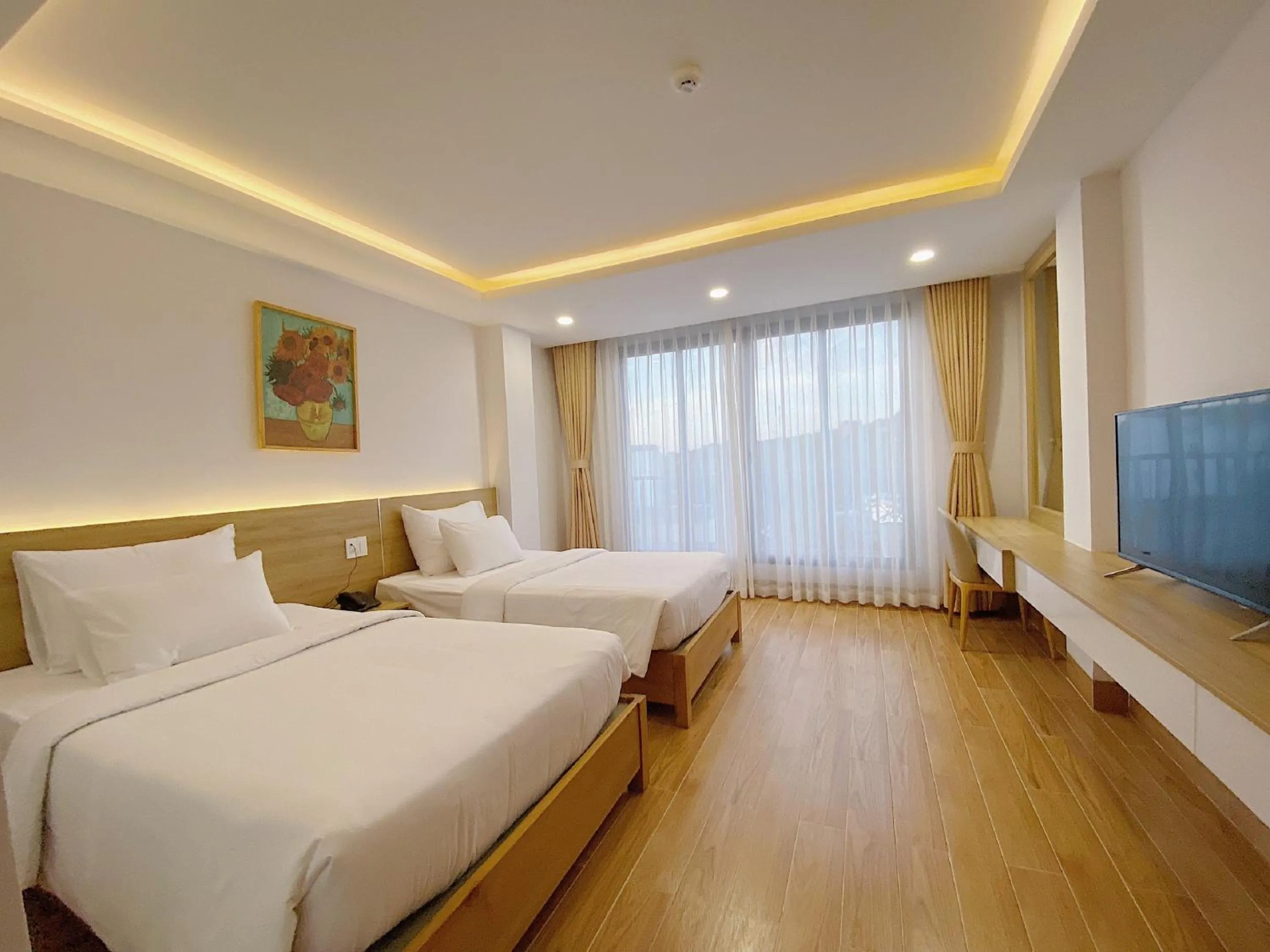 Bedroom, Bed in Rosetta Hotel Phu Quoc