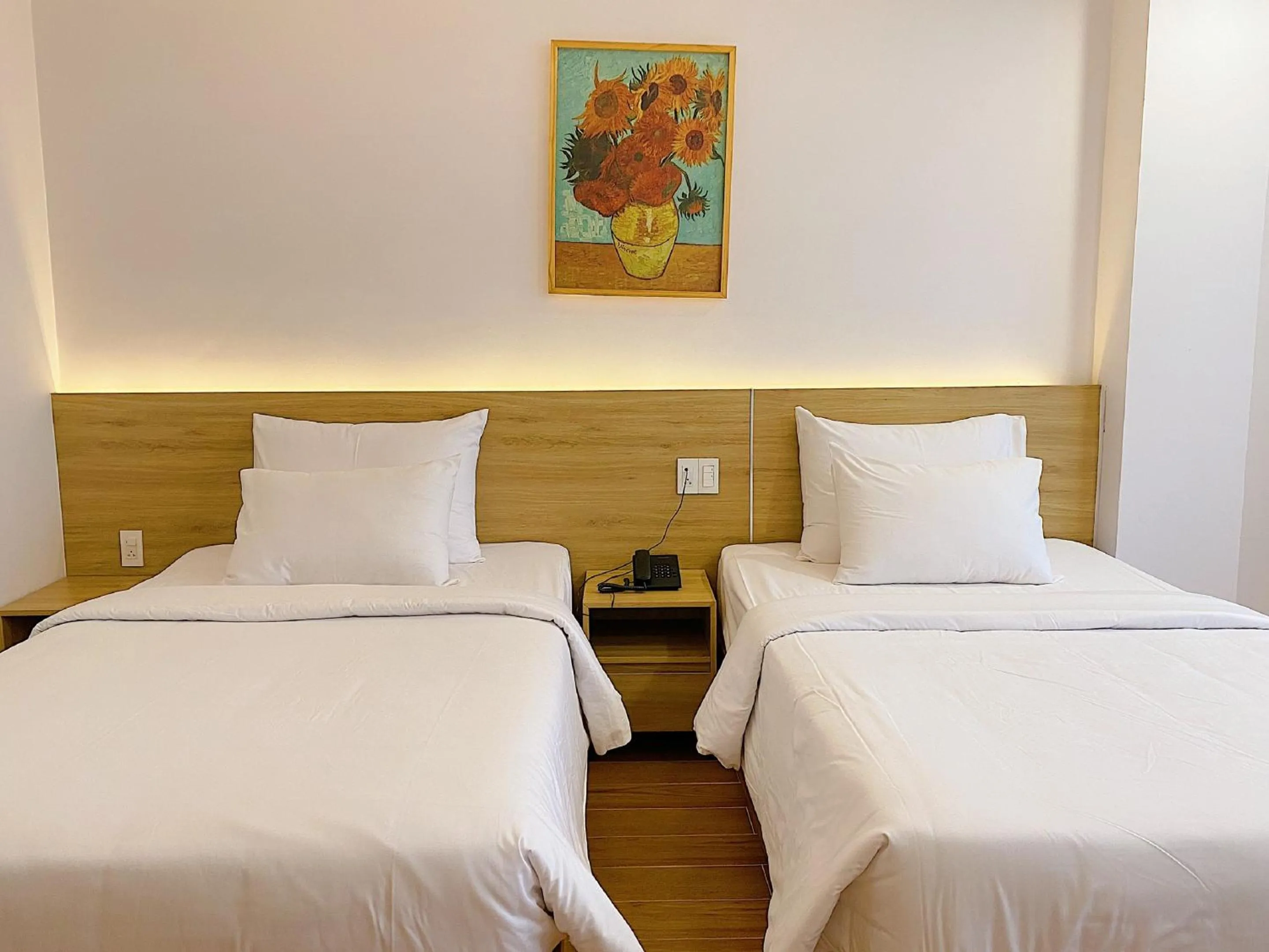 Bed in Rosetta Hotel Phu Quoc