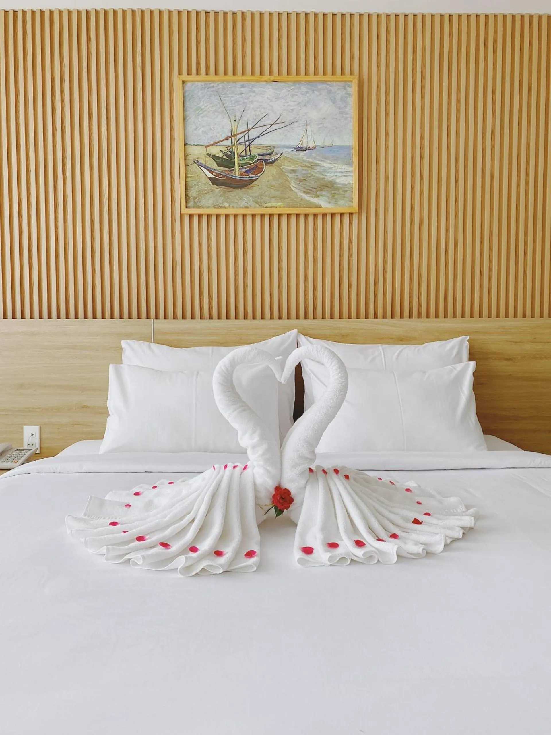 Bedroom, Bed in Rosetta Hotel Phu Quoc