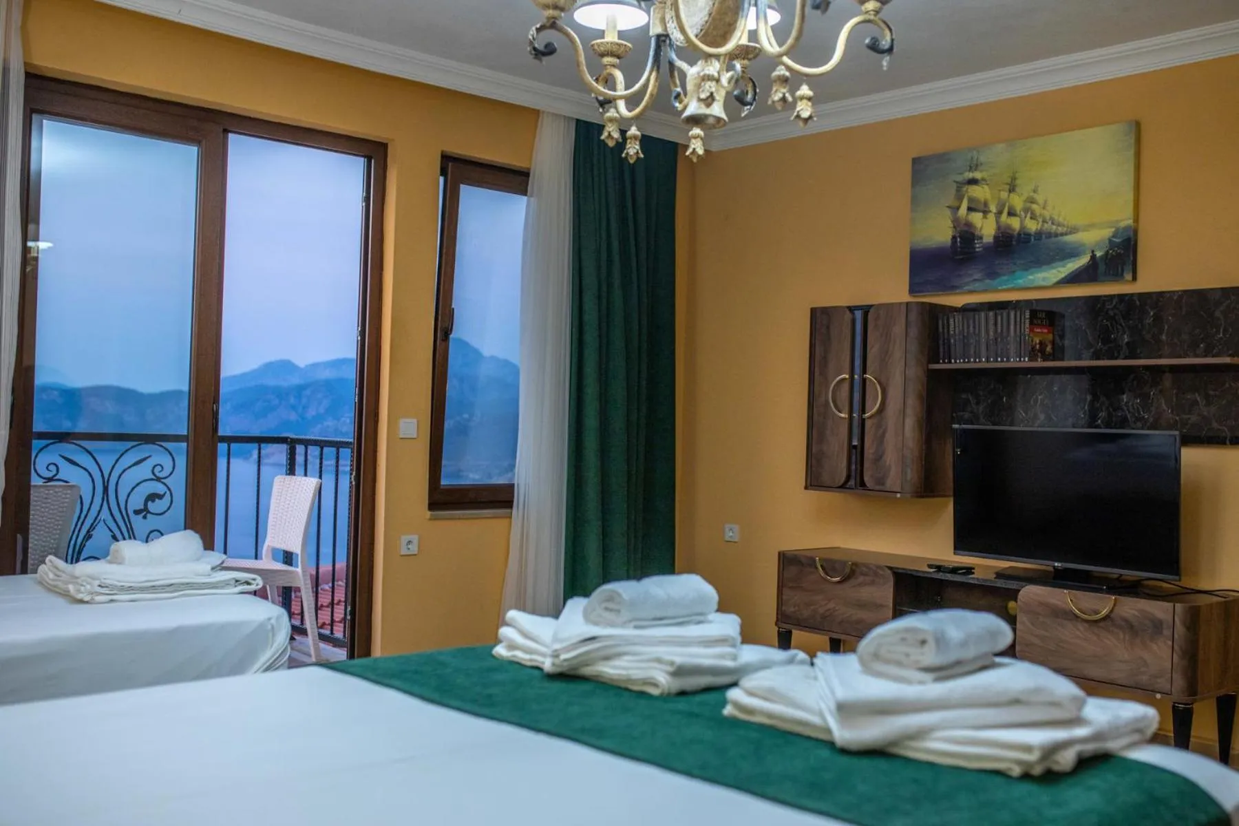 Sea view, Bed in Selimiye Lime Garden