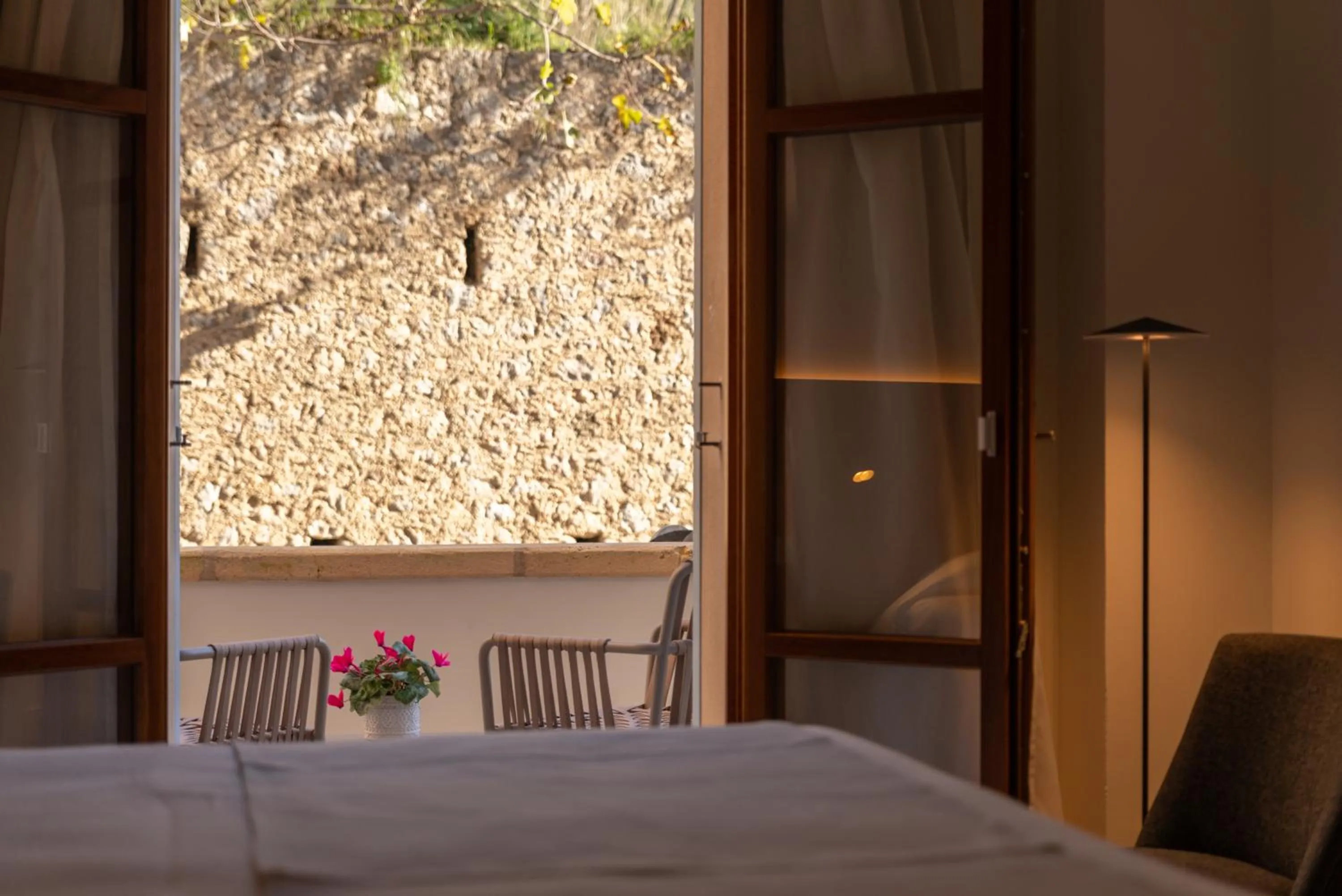 Balcony/Terrace, Bed in Nema Boutique Hotel & Spa