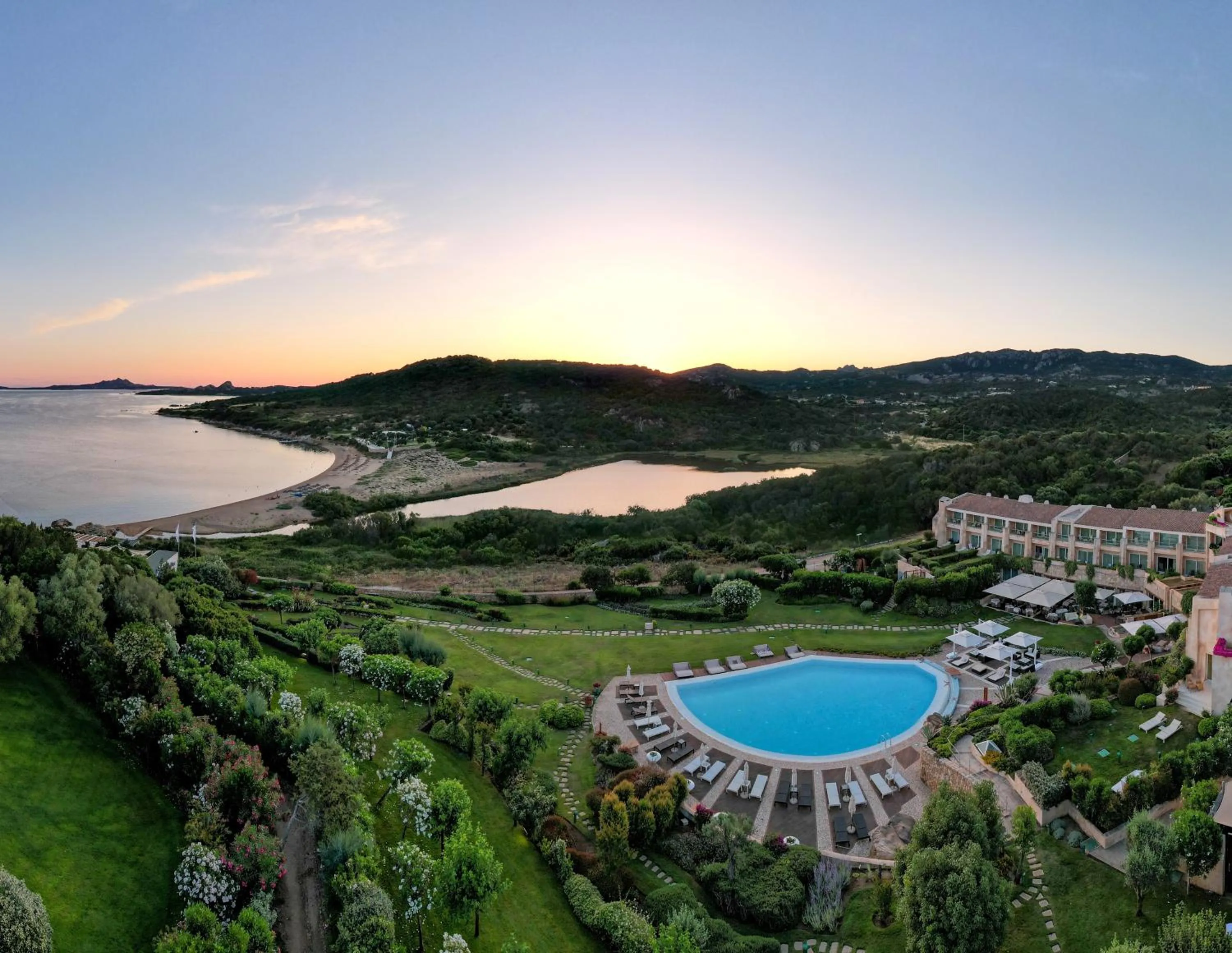 Bird's eye view in L'Ea Bianca Luxury Resort