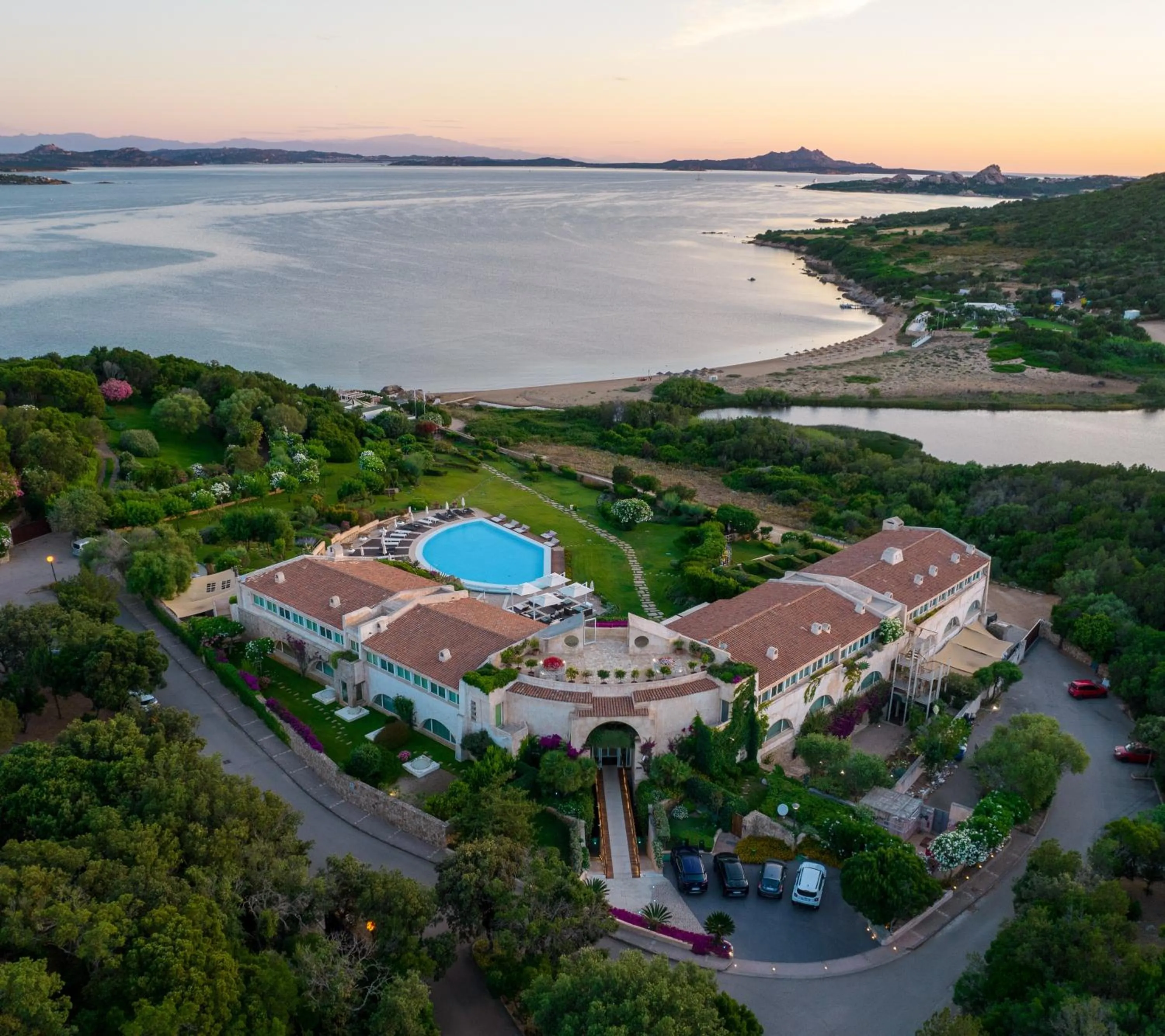 Bird's eye view in L'Ea Bianca Luxury Resort
