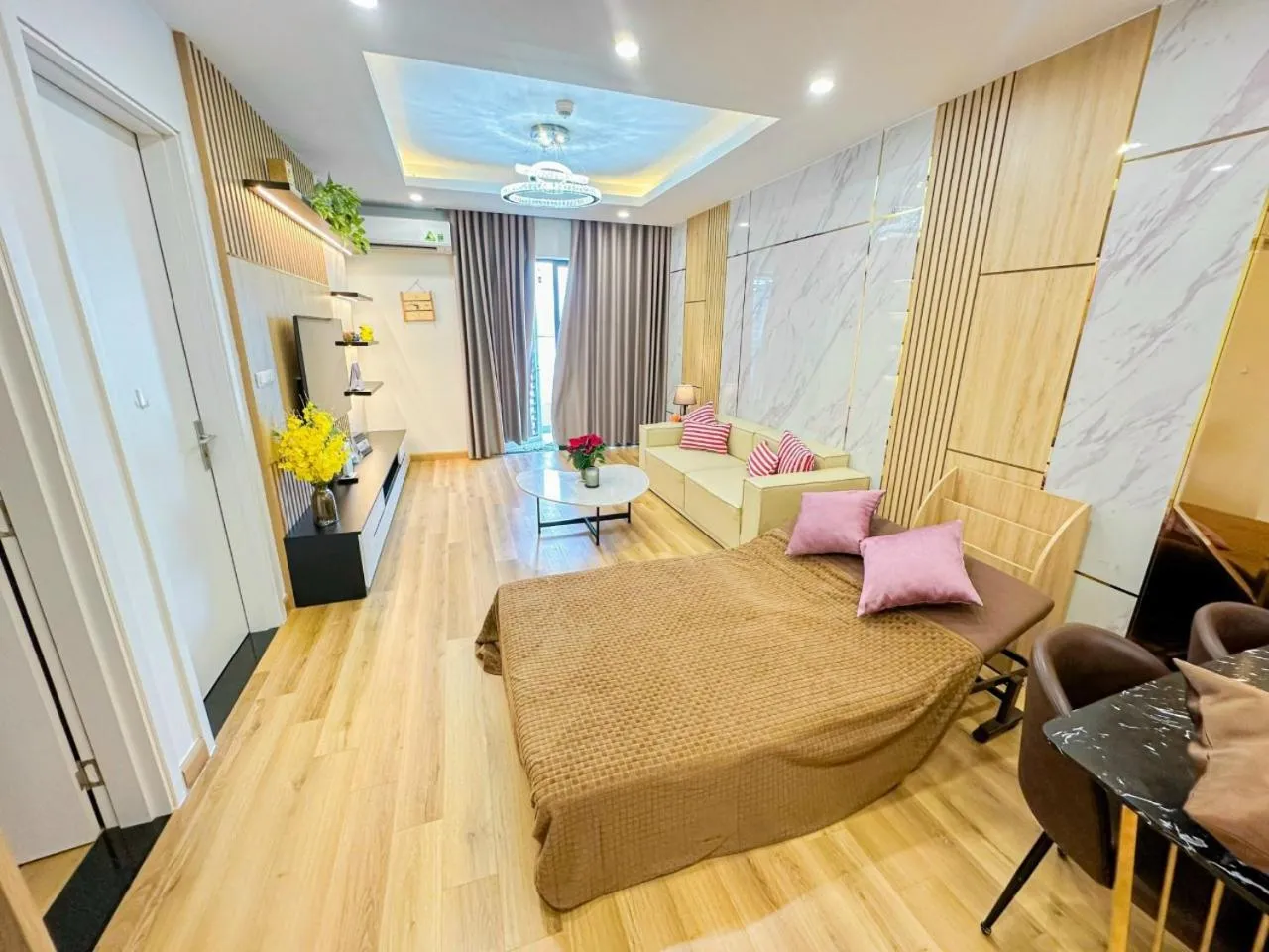 Bed in TMS Apartment View Biển Luxury Quy Nhơn