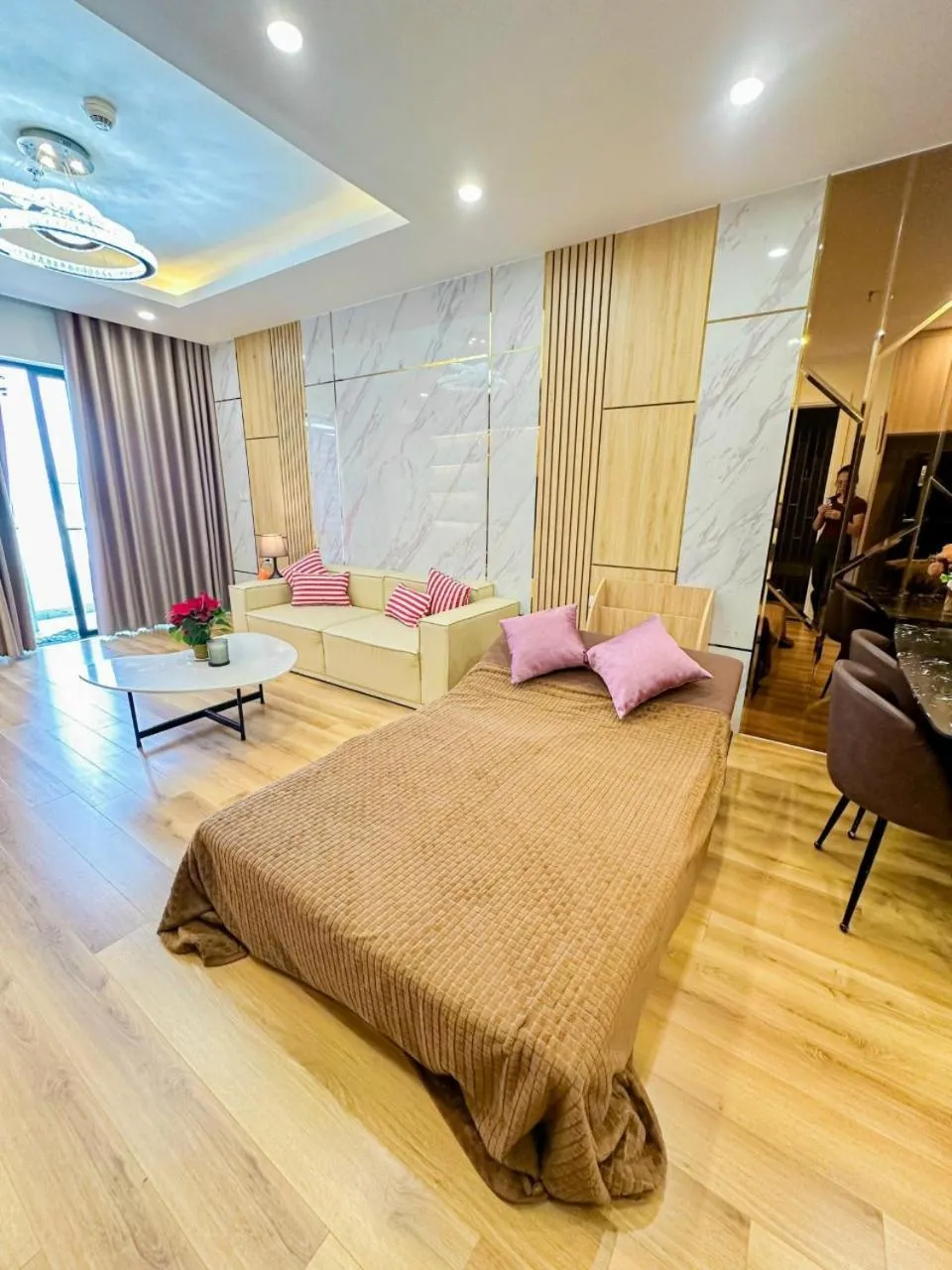 Bed in TMS Apartment View Biển Luxury Quy Nhơn