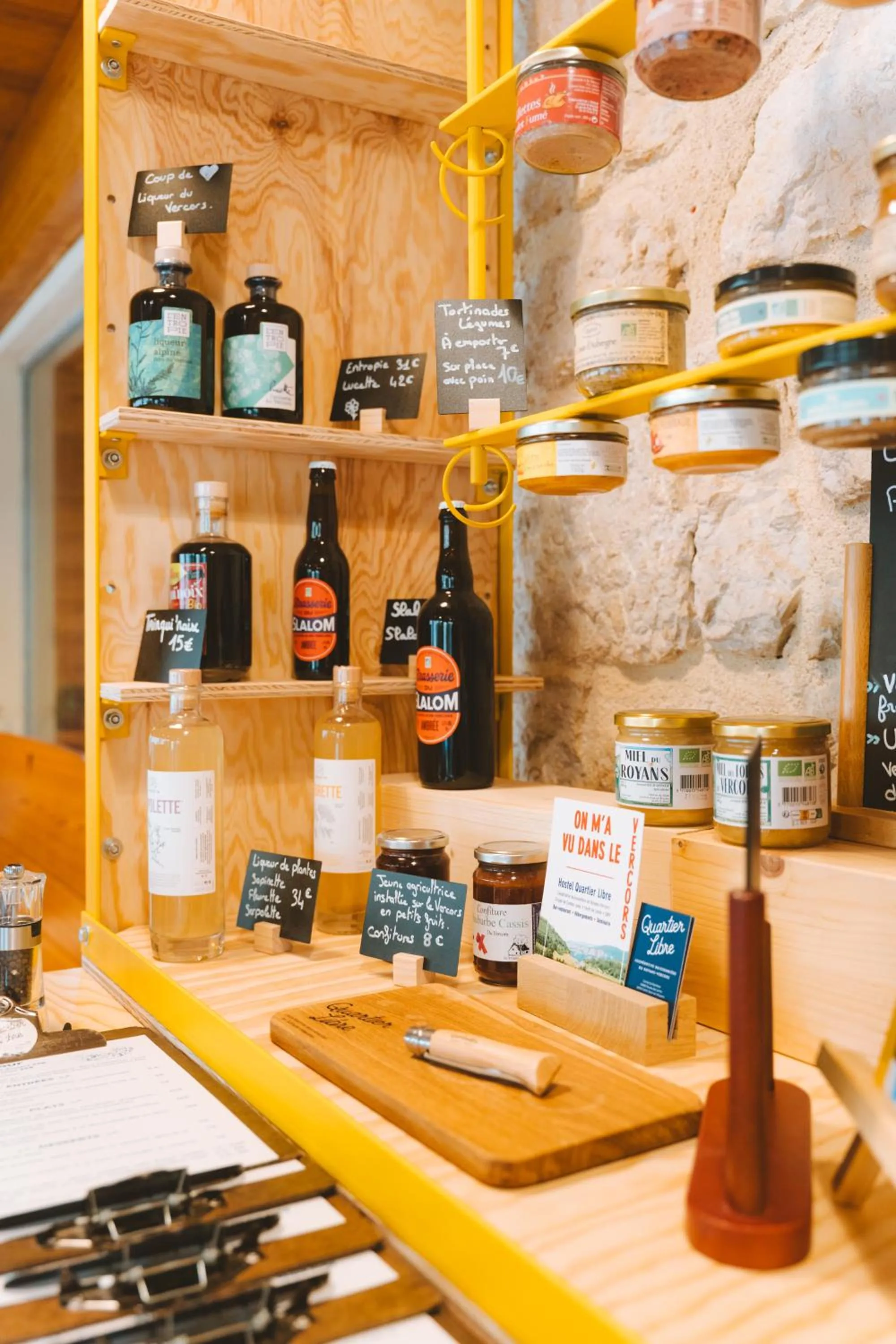 Food in Hostel Quartier Libre