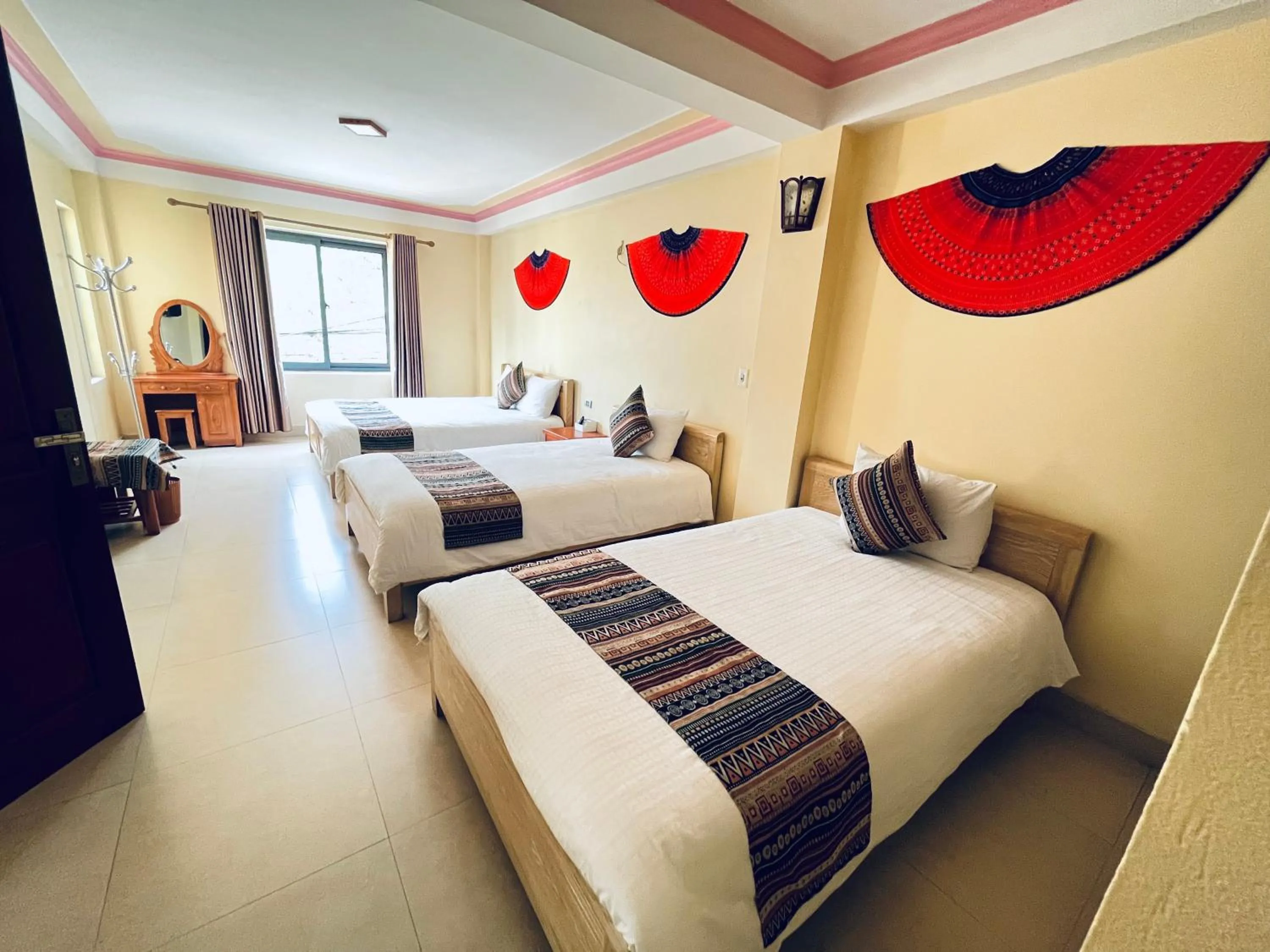 Bed in HAPPY FAMILY HOTEL