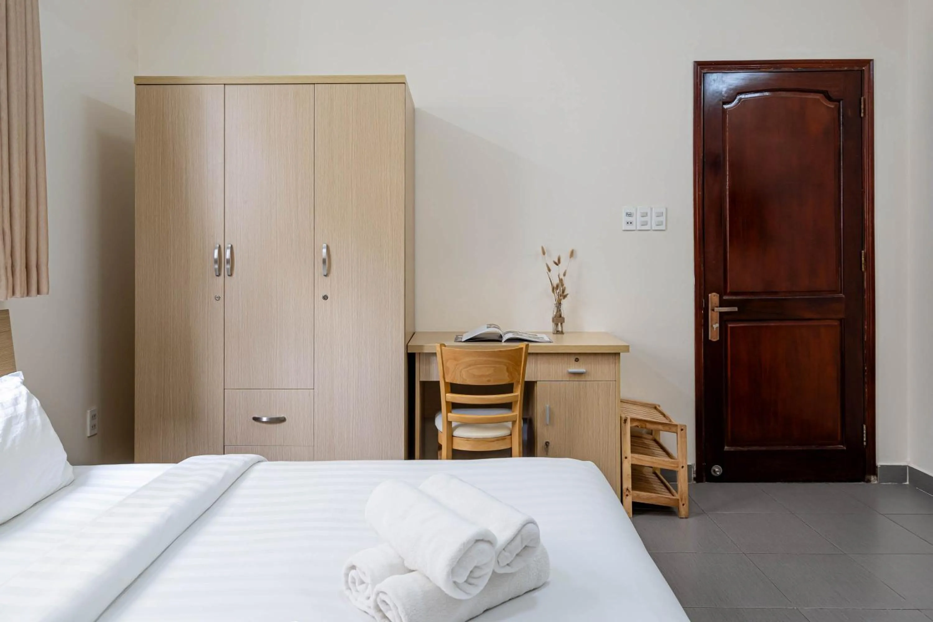 wardrobe, Bed in We Home Nguyen Trai