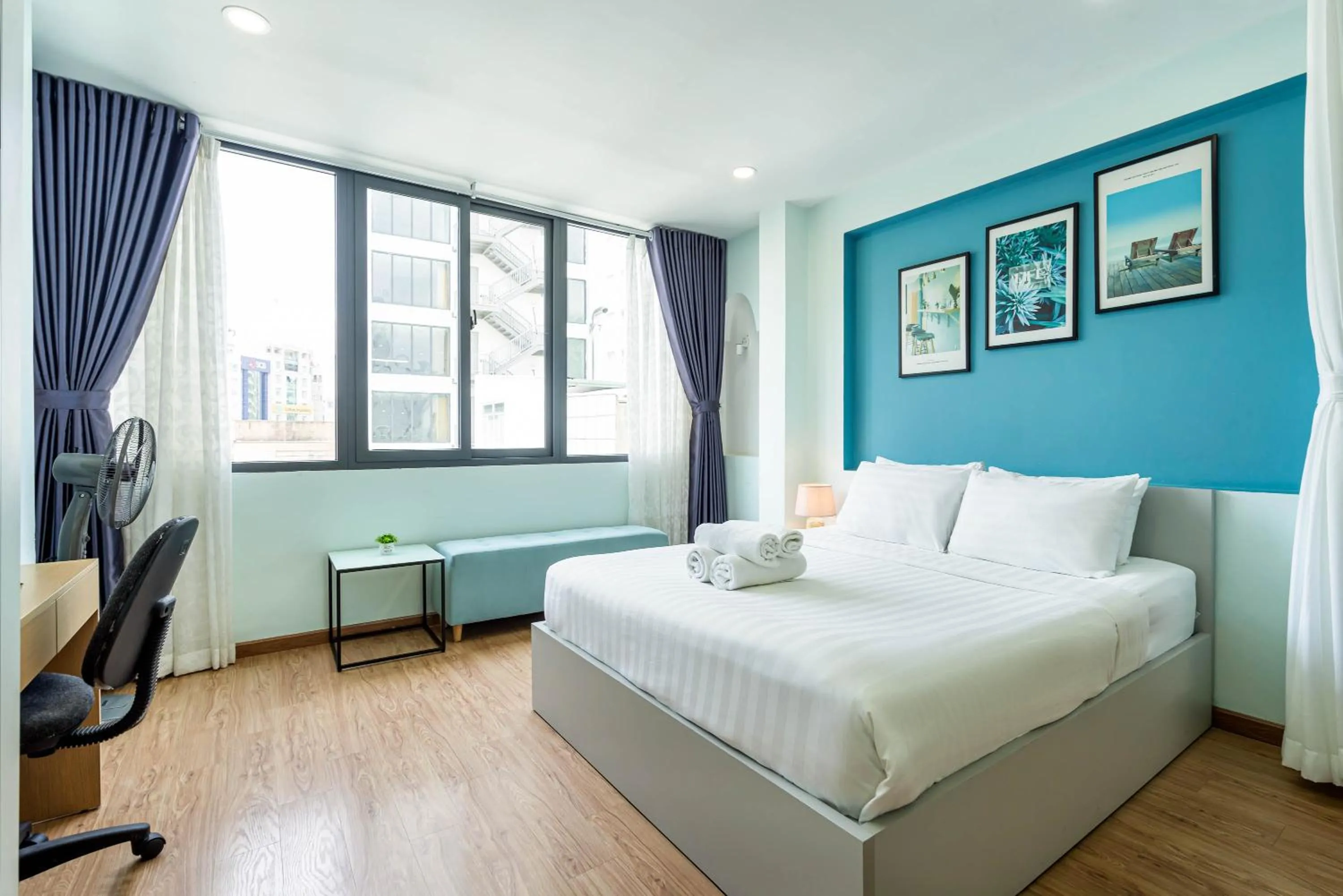 Photo of the whole room, Bed in We Home Nguyen Trai