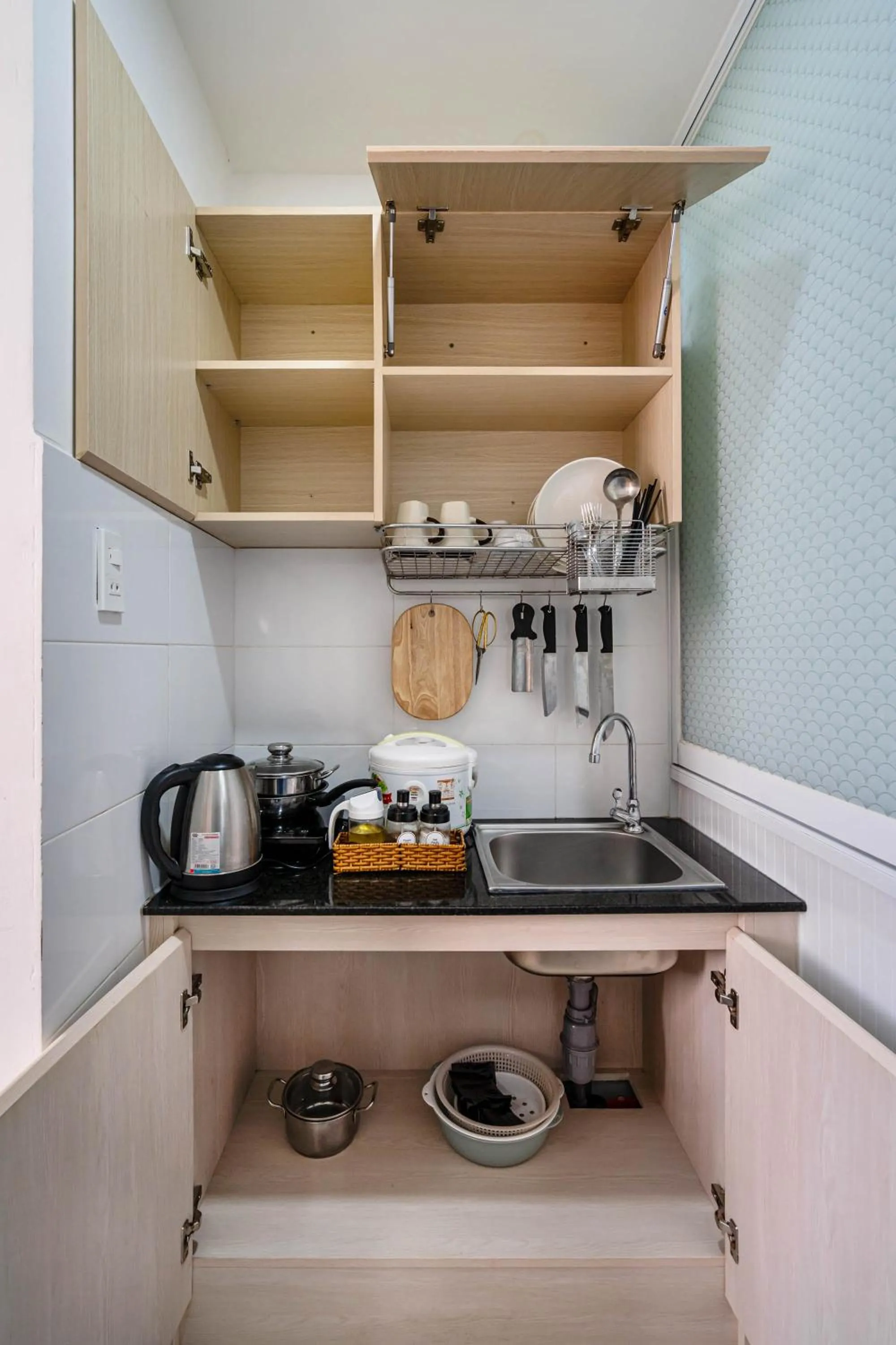 Kitchen or kitchenette in We Home Nguyen Trai