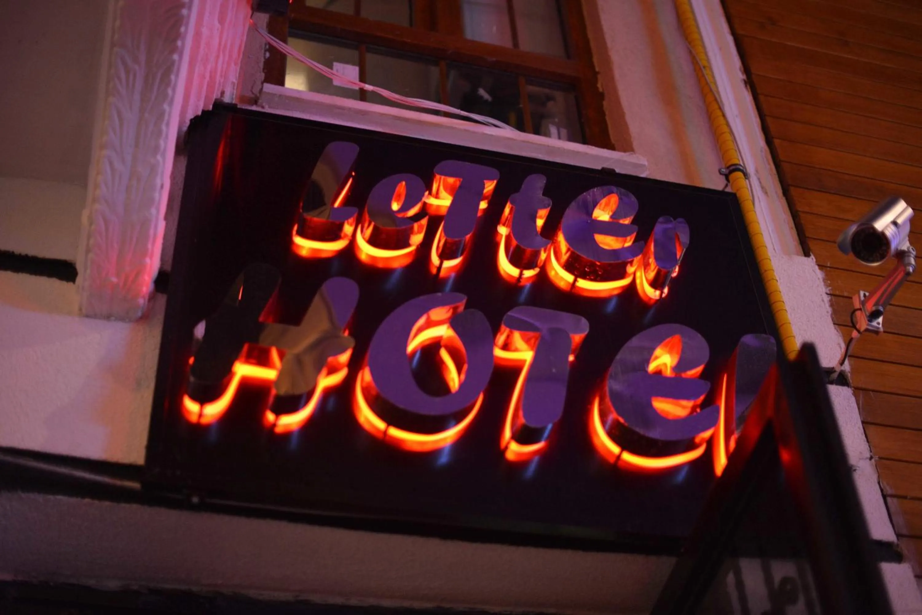 Decorative detail in Letter Hotel