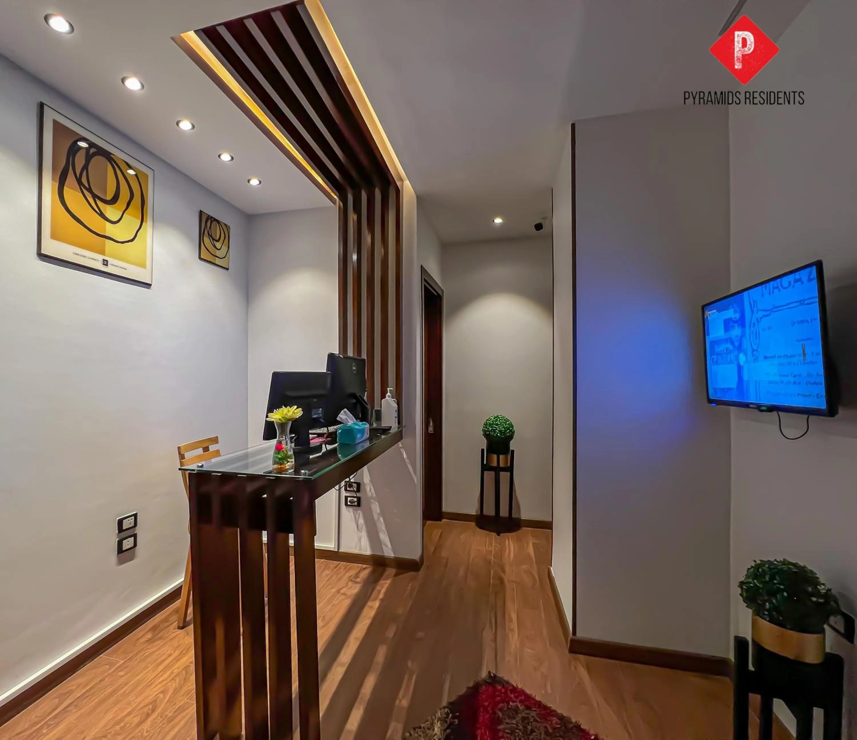 Lobby or reception in Pyramids View Guest House