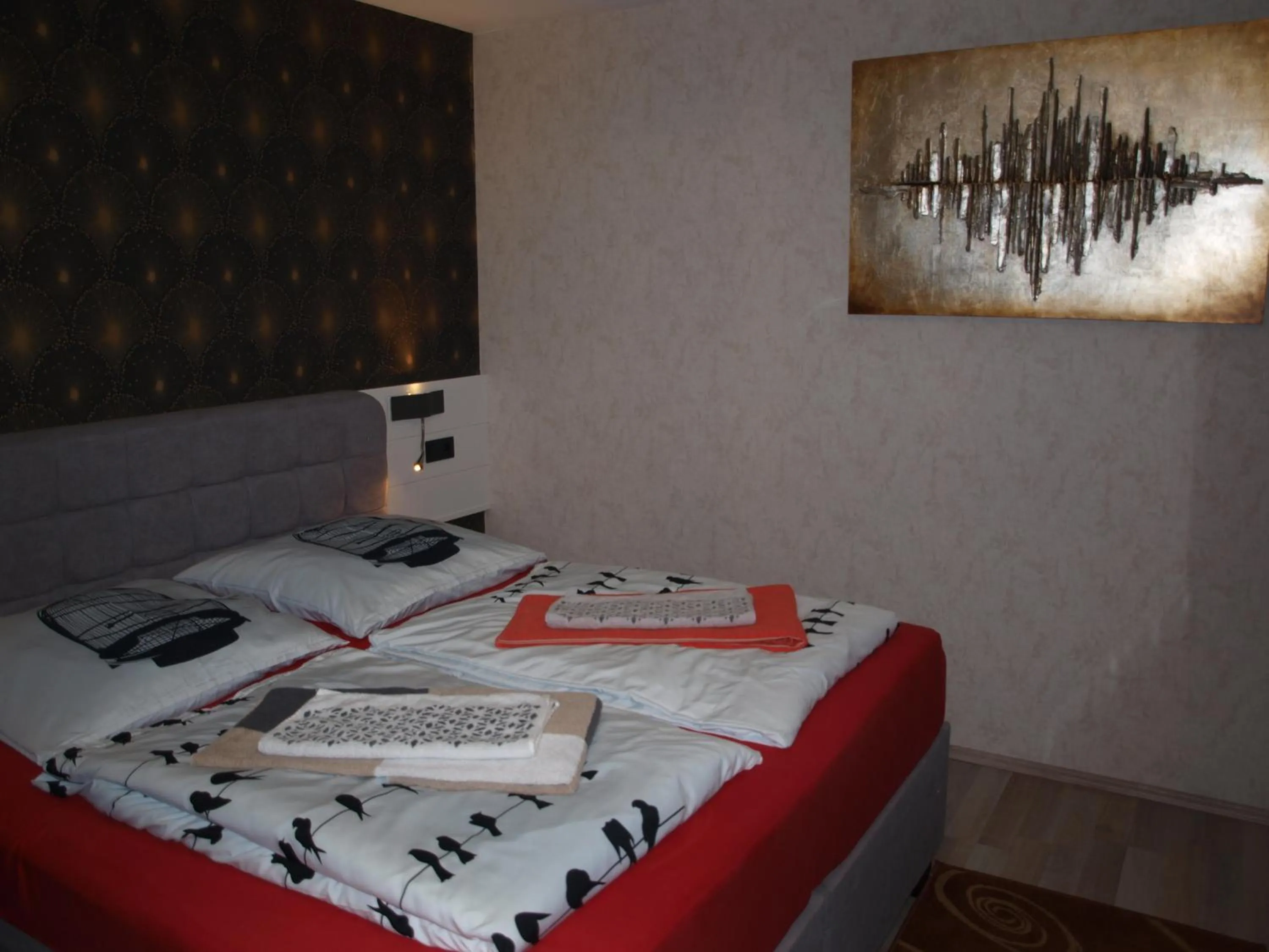 Photo of the whole room, Bed in Waldhotel Lemberg