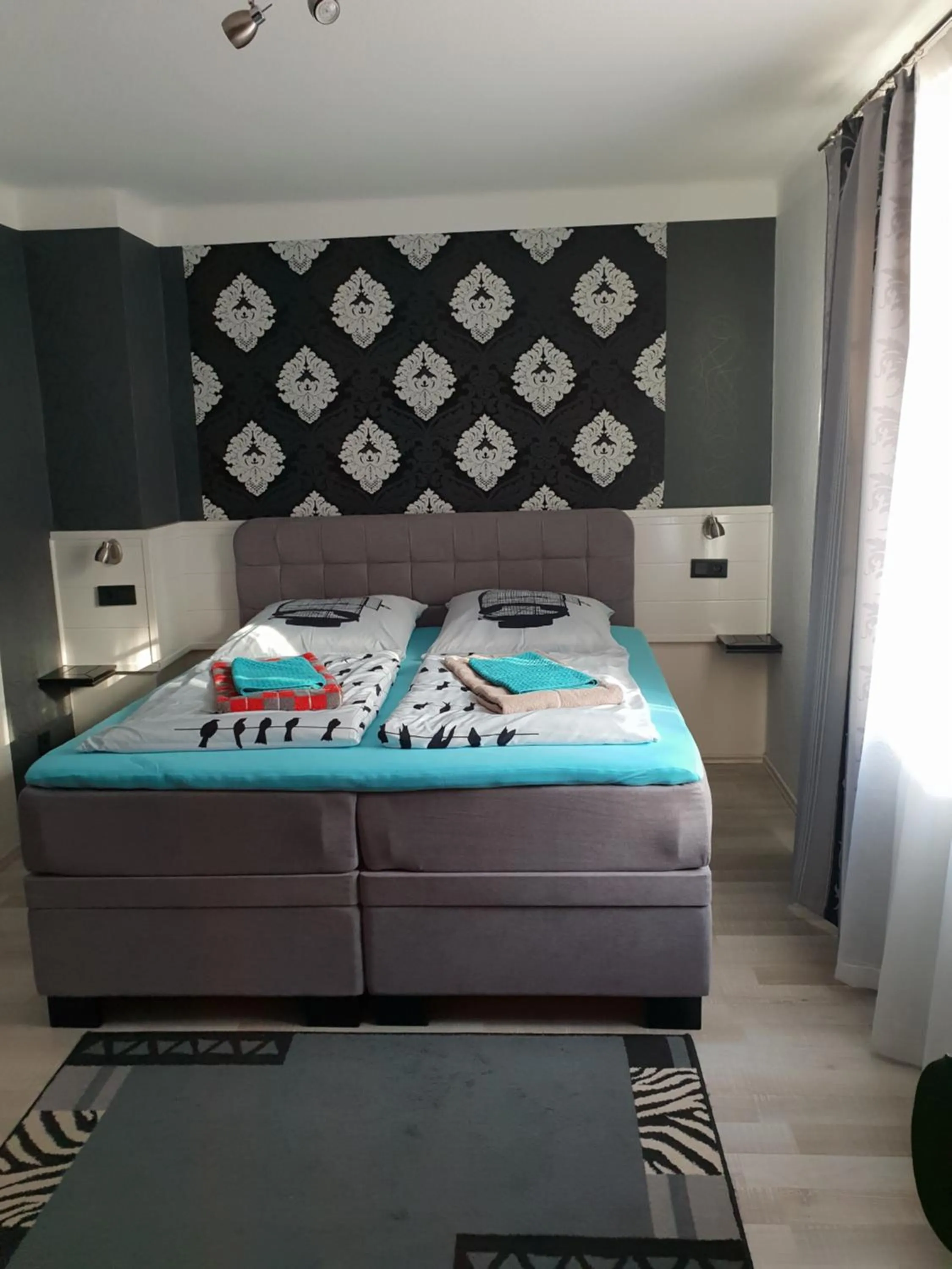 Photo of the whole room, Bed in Waldhotel Lemberg