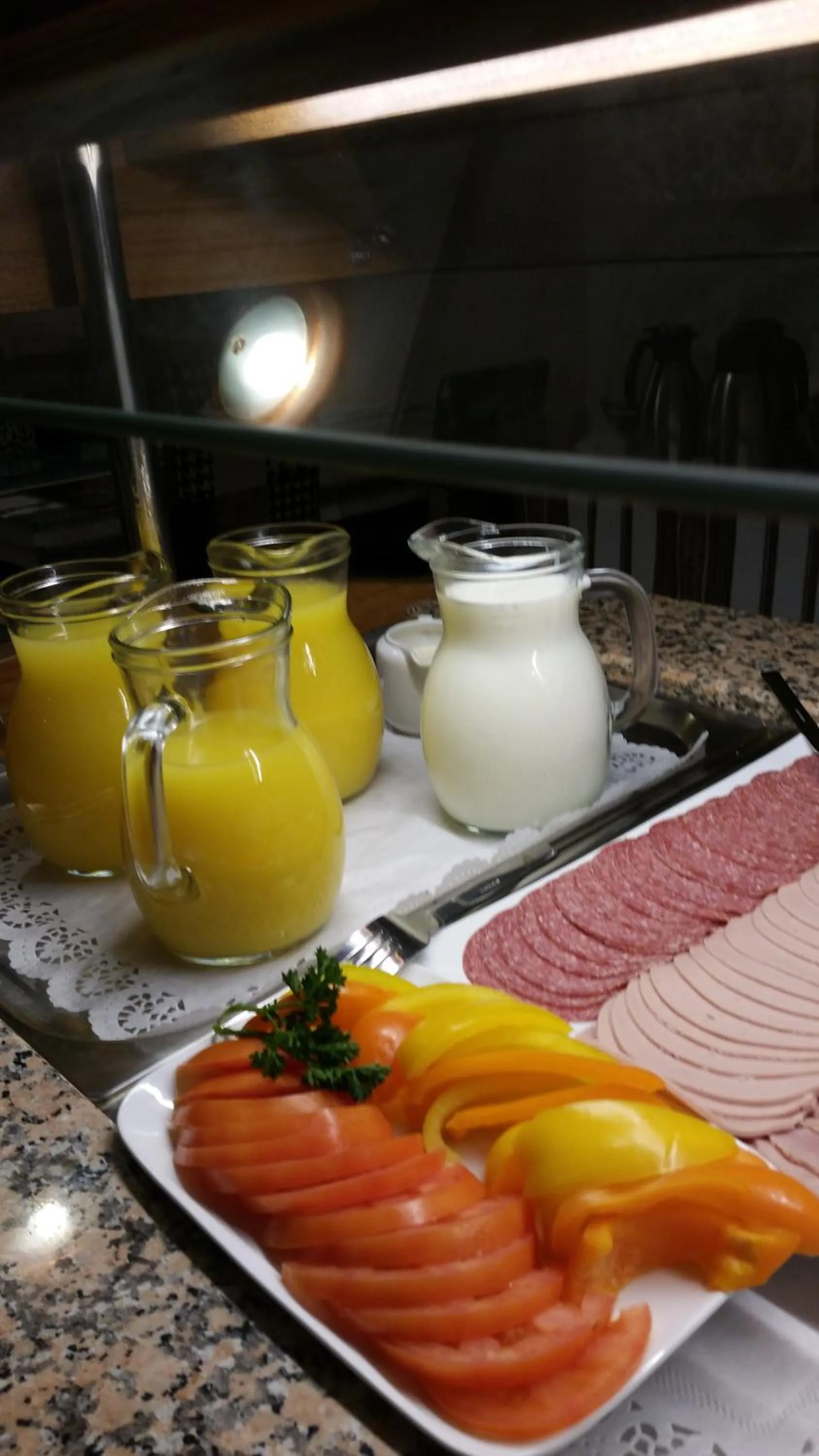 Continental breakfast in Waldhotel Lemberg