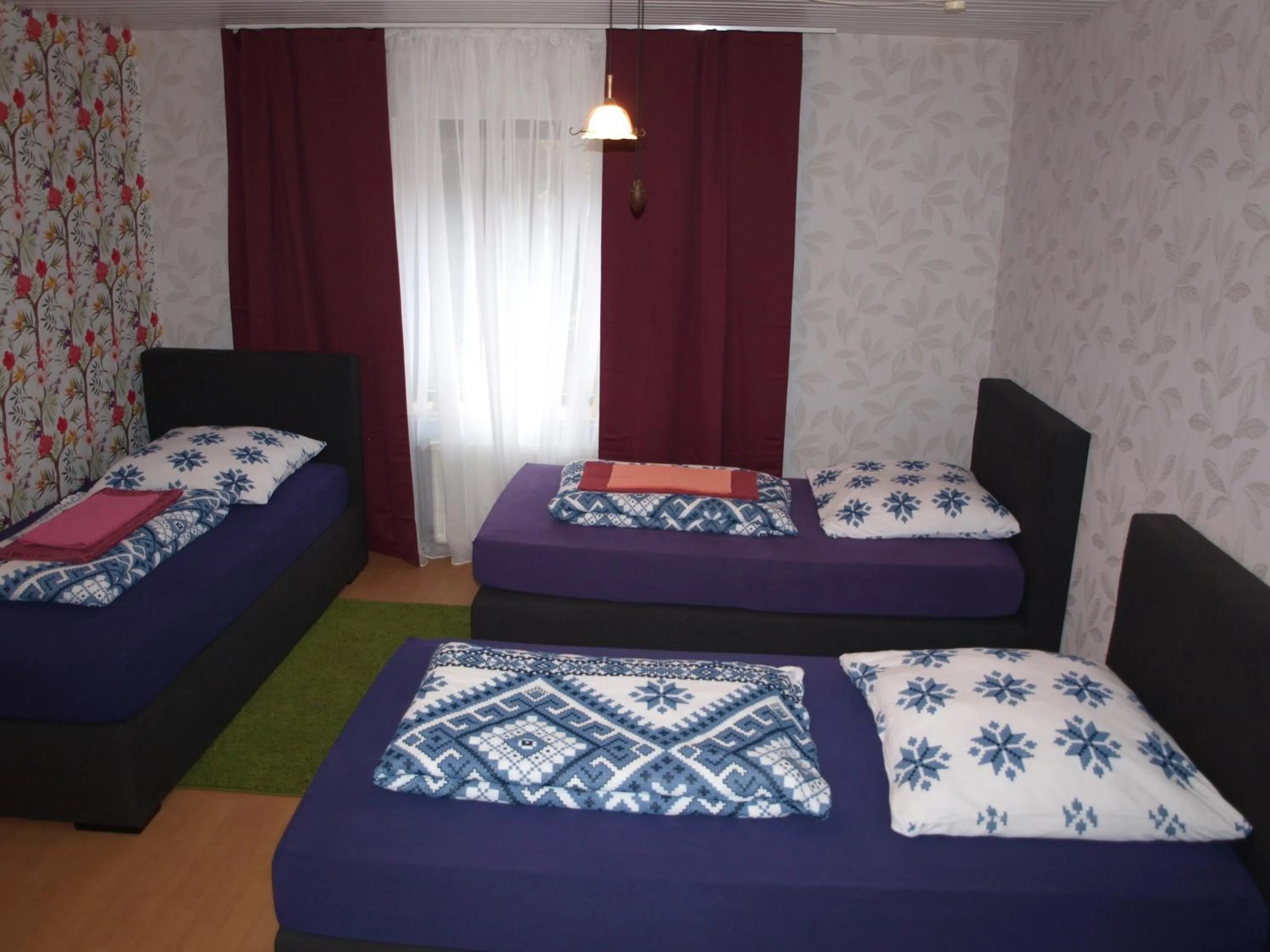 Decorative detail, Bed in Waldhotel Lemberg