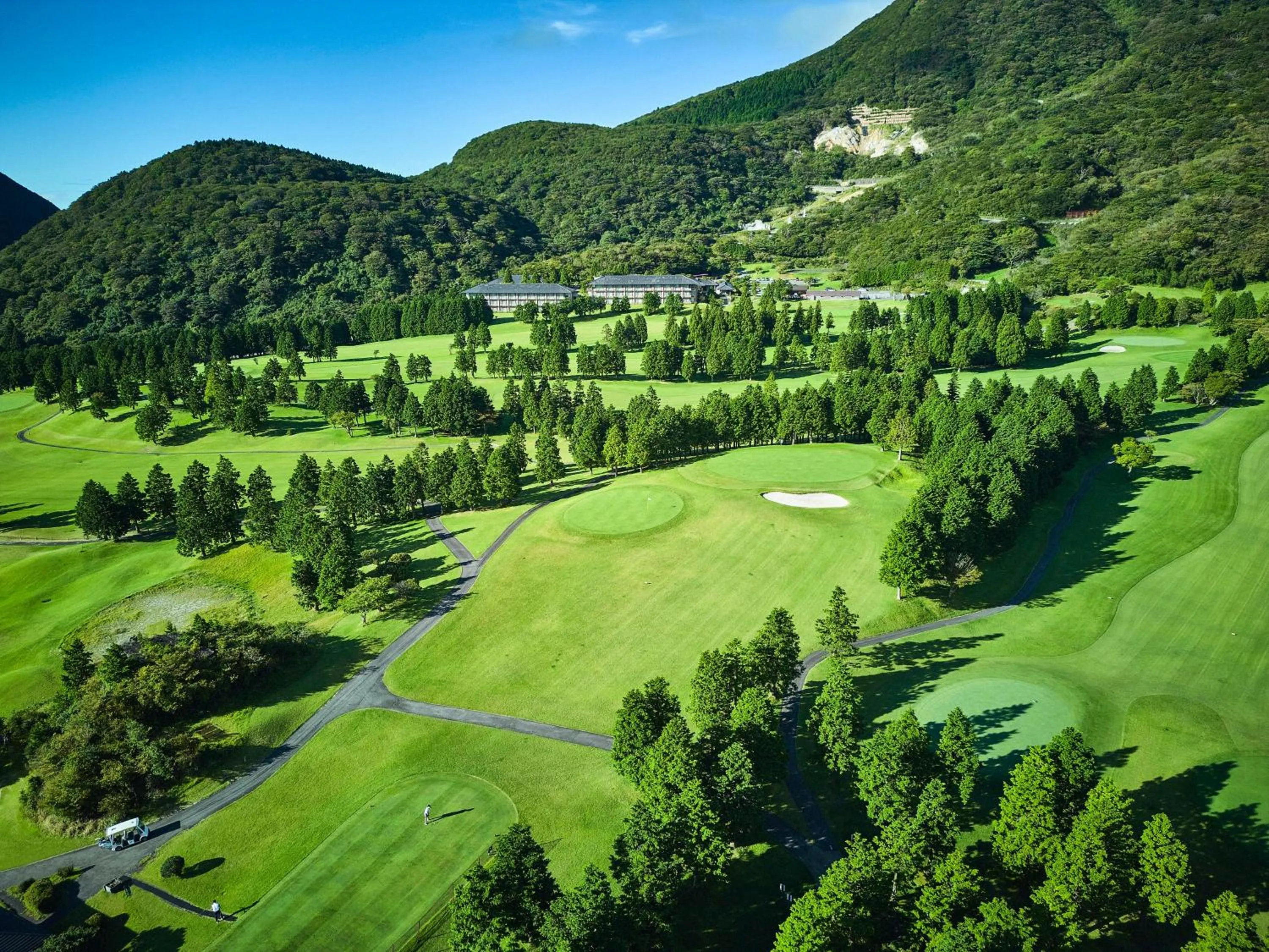 Golfcourse in Hakone Yunohana Prince Hotel