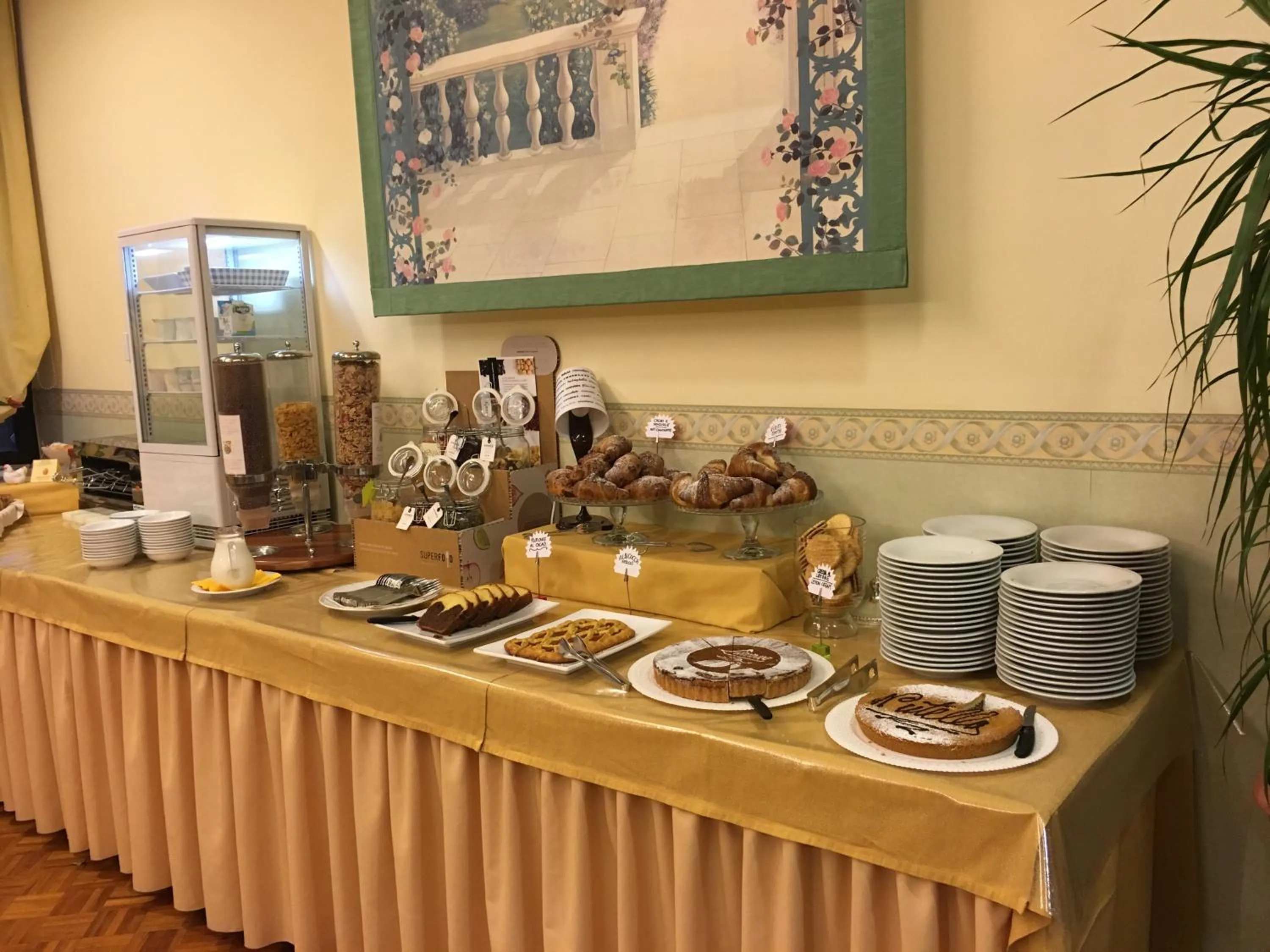 Food and drinks in Hotel Vega Perugia