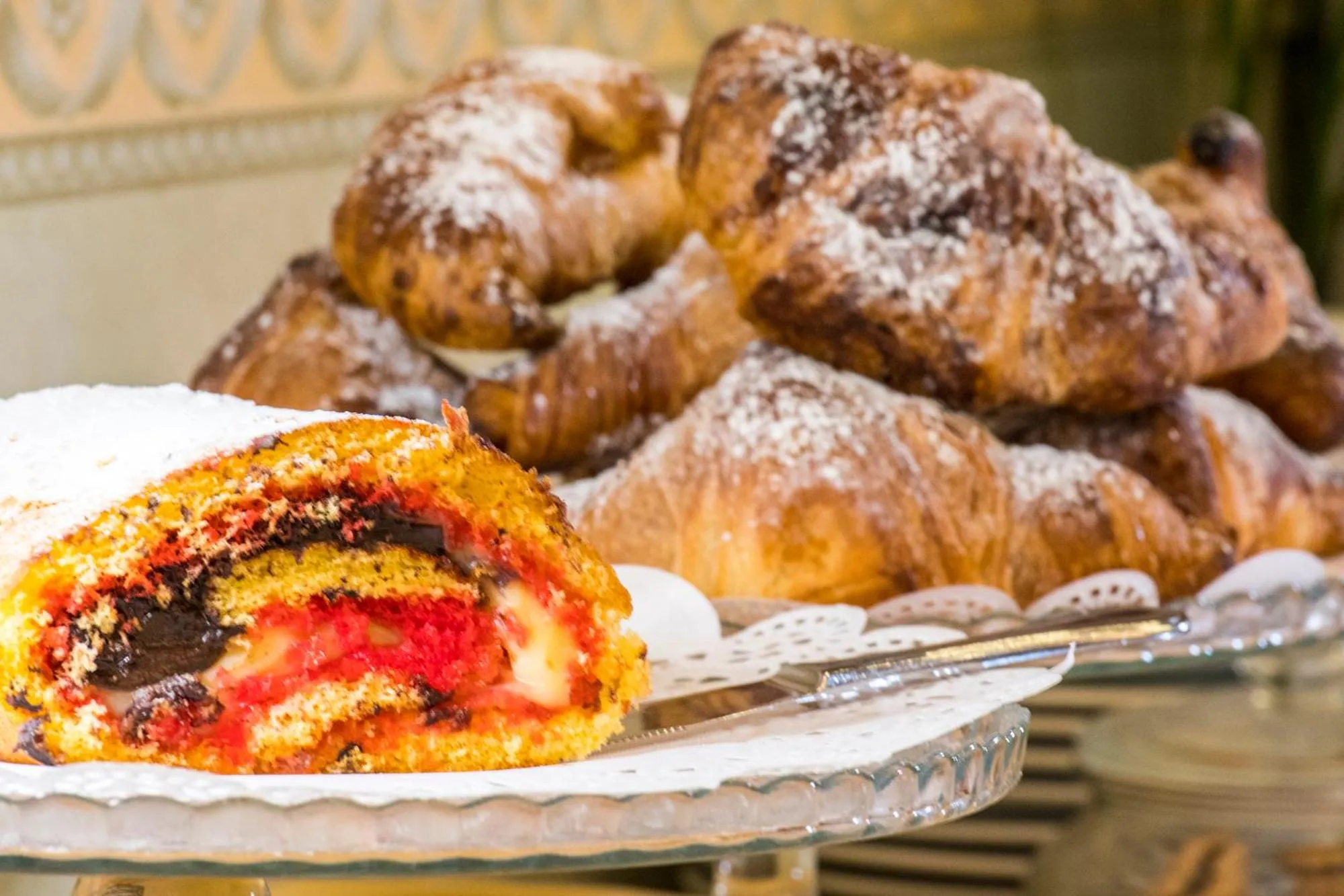 Continental breakfast in Hotel Vega Perugia