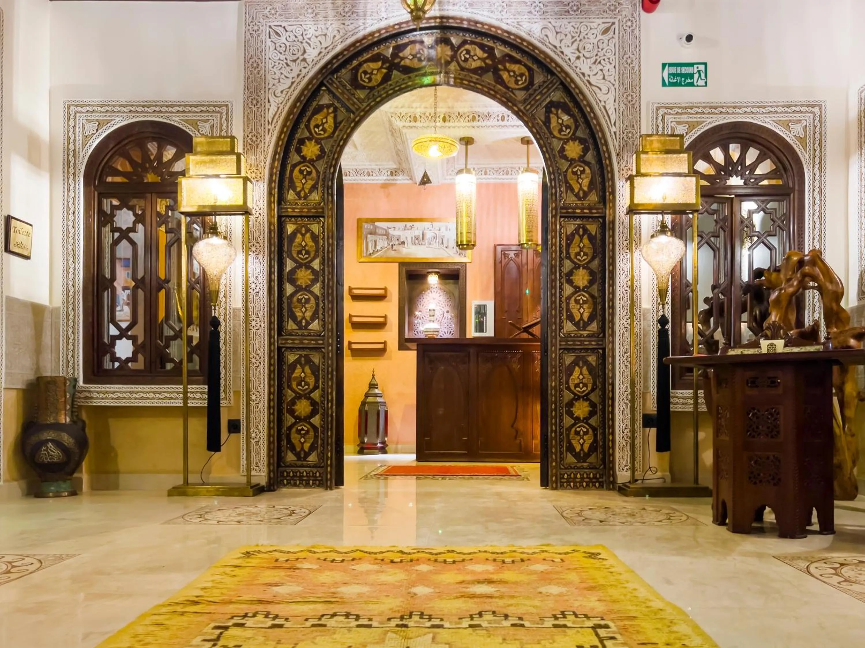 Lobby or reception in Perlekech Riad & Spa