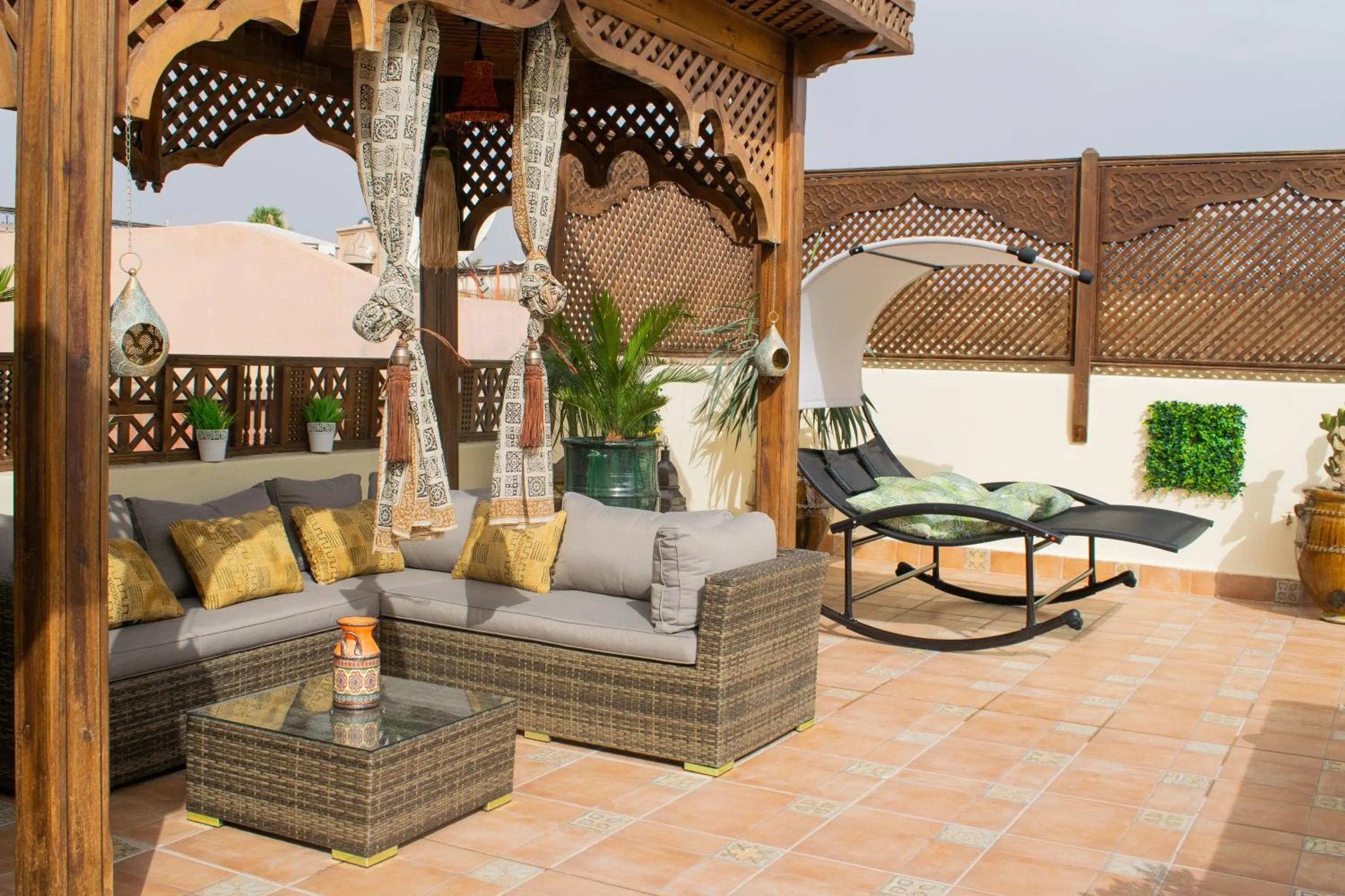Balcony/Terrace in Perlekech Riad & Spa