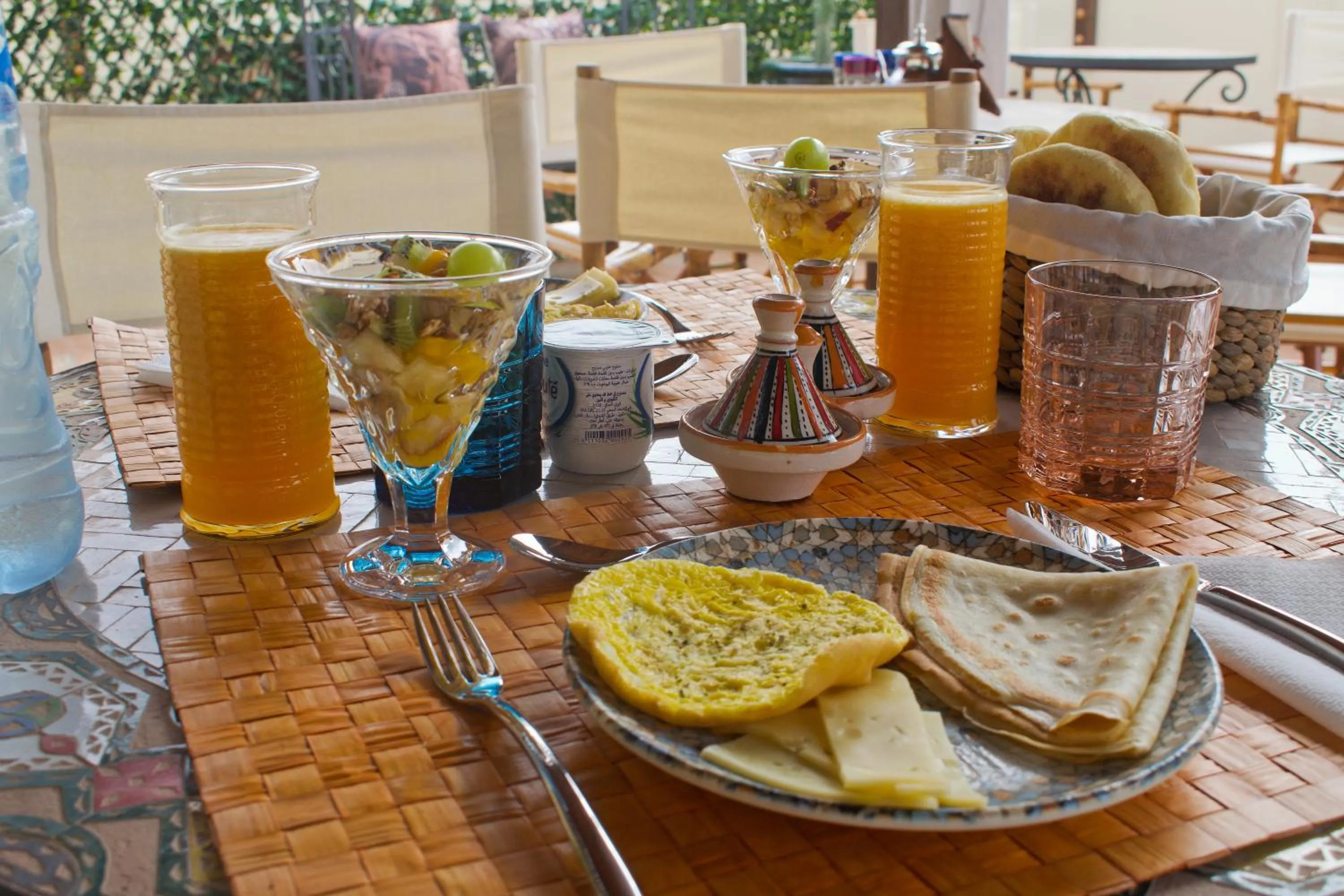 Restaurant/places to eat in Perlekech Riad & Spa