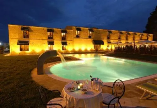 Pool view in Hotel Il Podere