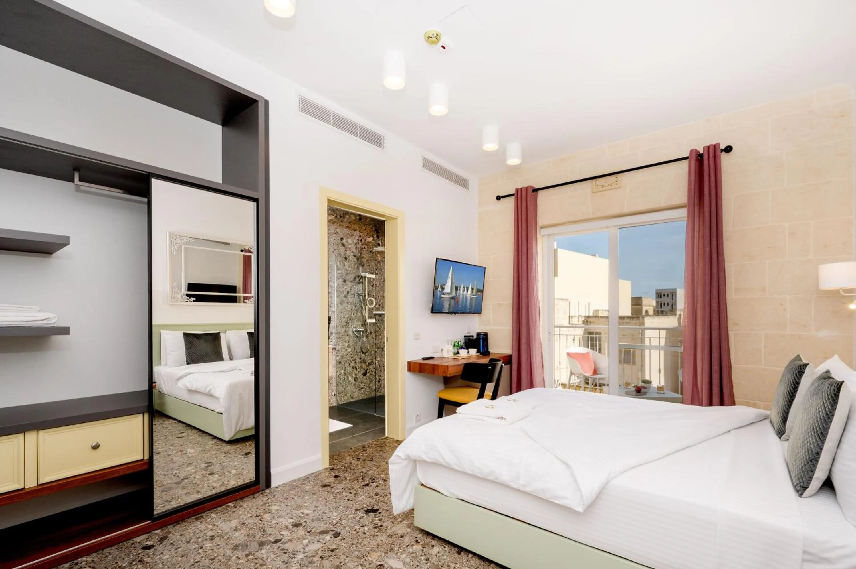 Bed in Battistini Boutique Living and Spa, Victoria, Gozo