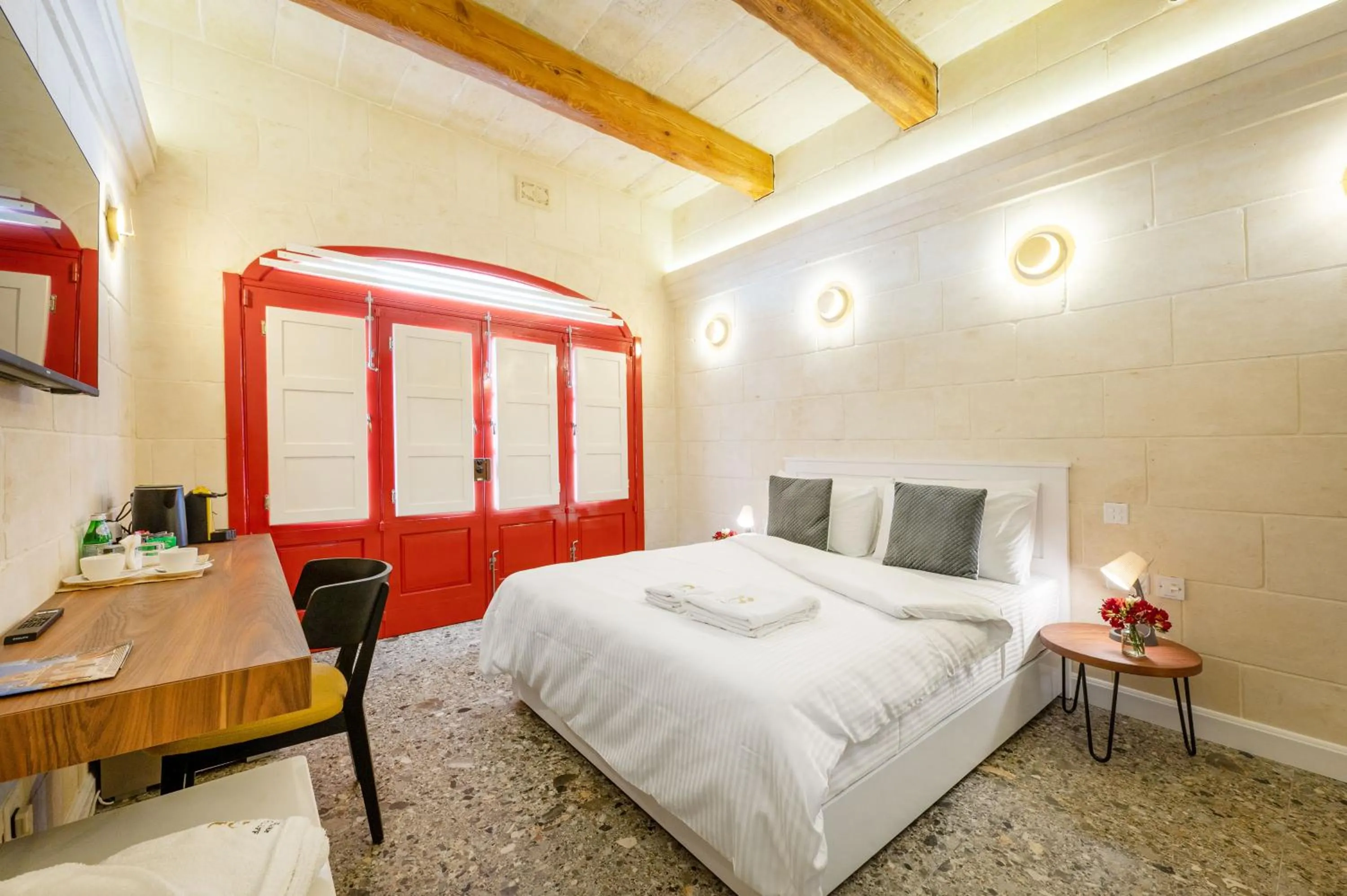 Bed in Battistini Boutique Living and Spa, Victoria, Gozo