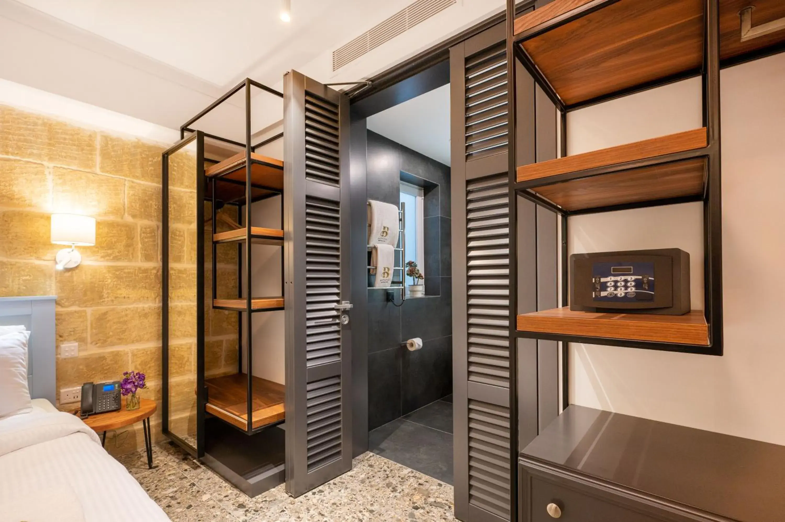 Deluxe Double Room with Shower in Battistini Boutique Living and Spa, Victoria, Gozo Deluxe Double Room with Shower in Battistini Boutique Living and Spa, Victoria, Gozo