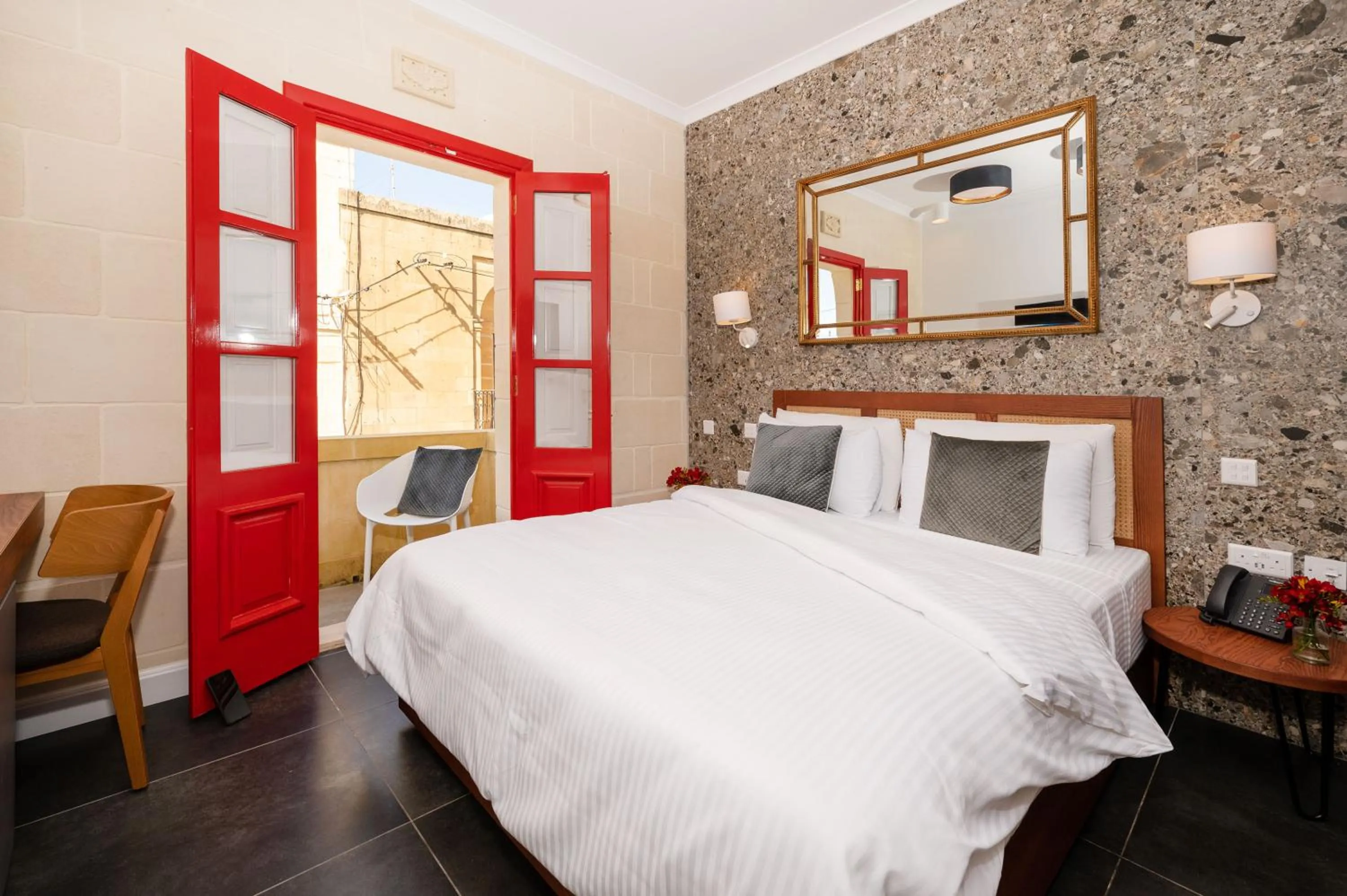 Bed in Battistini Boutique Living and Spa, Victoria, Gozo