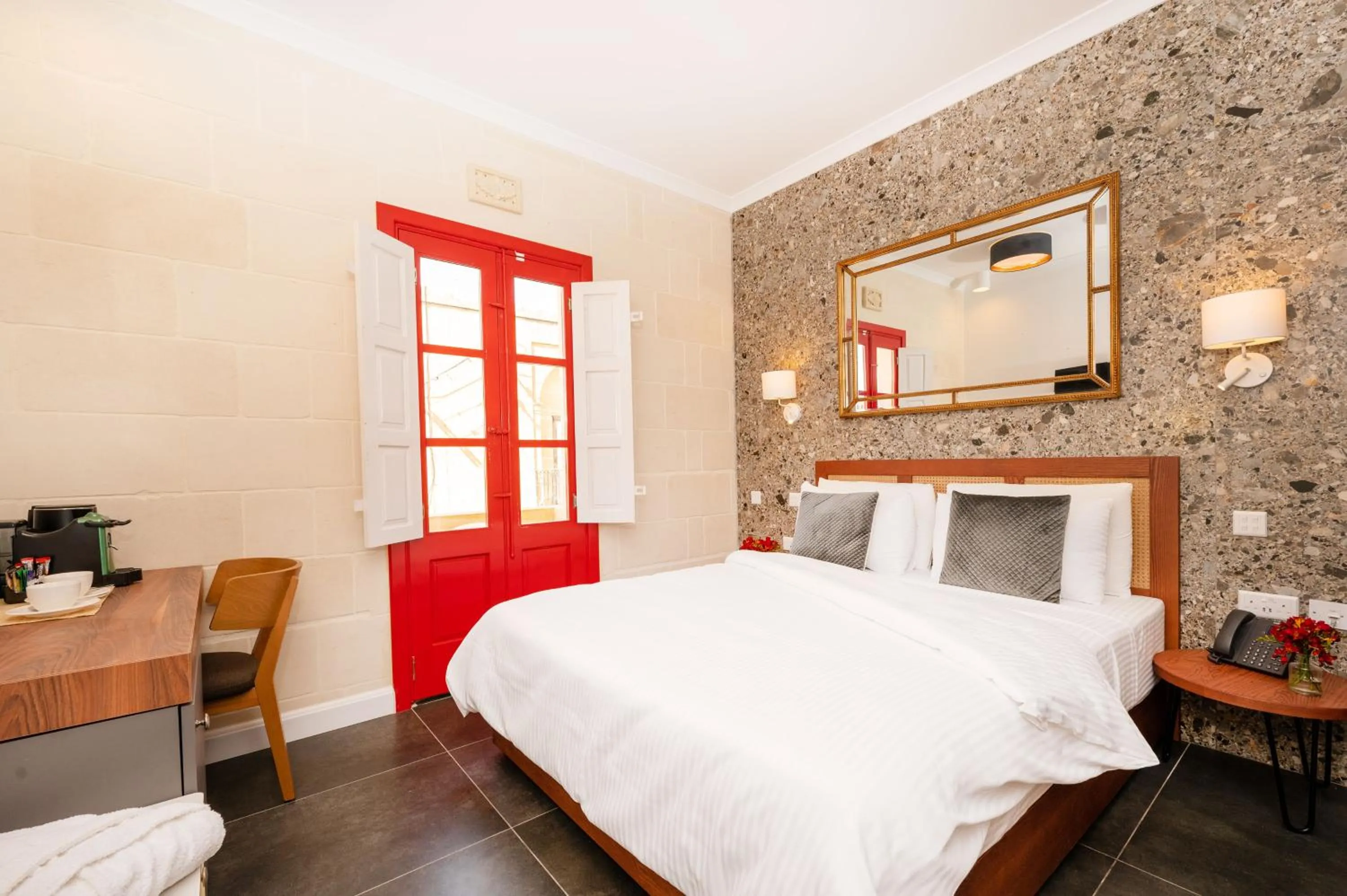 Bed in Battistini Boutique Living and Spa, Victoria, Gozo