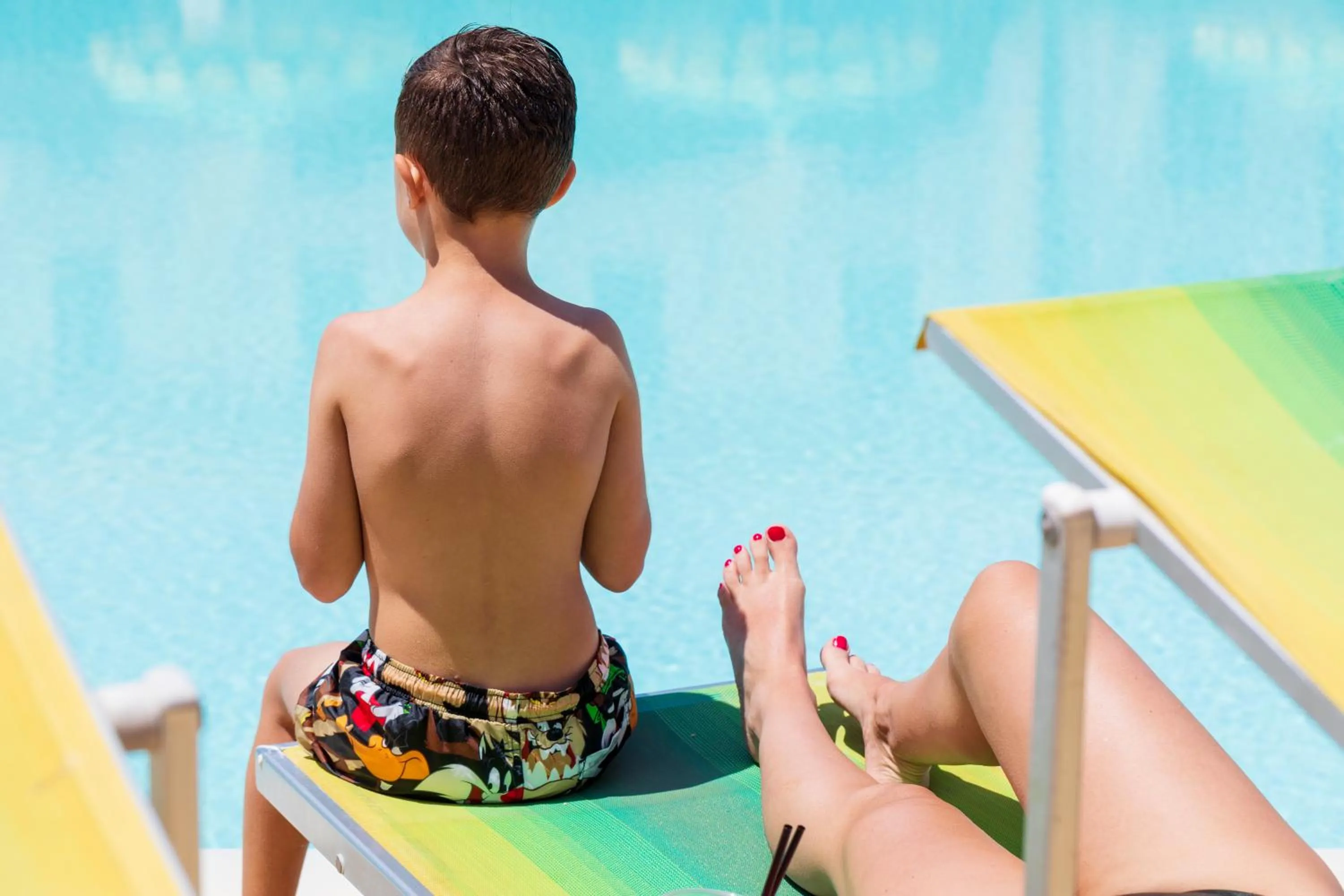 Swimming pool in Villa Zina Family Resort
